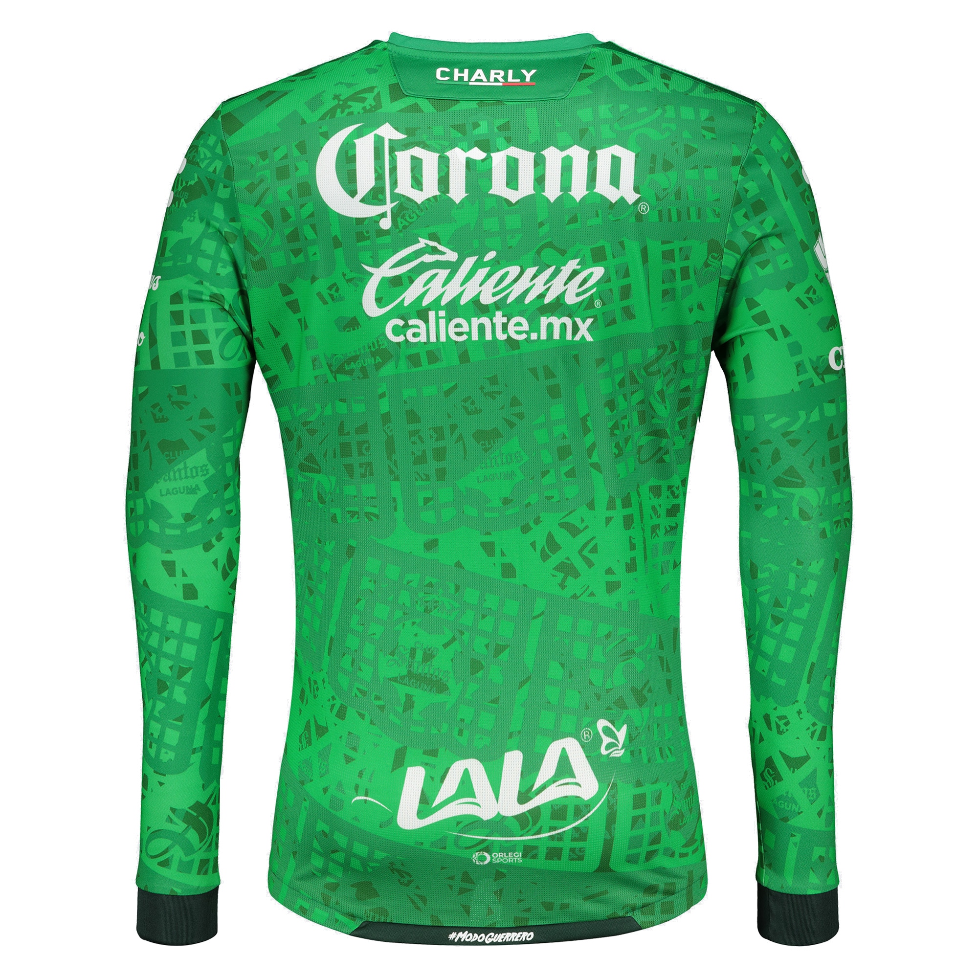 Men's Santos Laguna Jerseys Green 2020/21 Third Authentic Long Sleeve Style