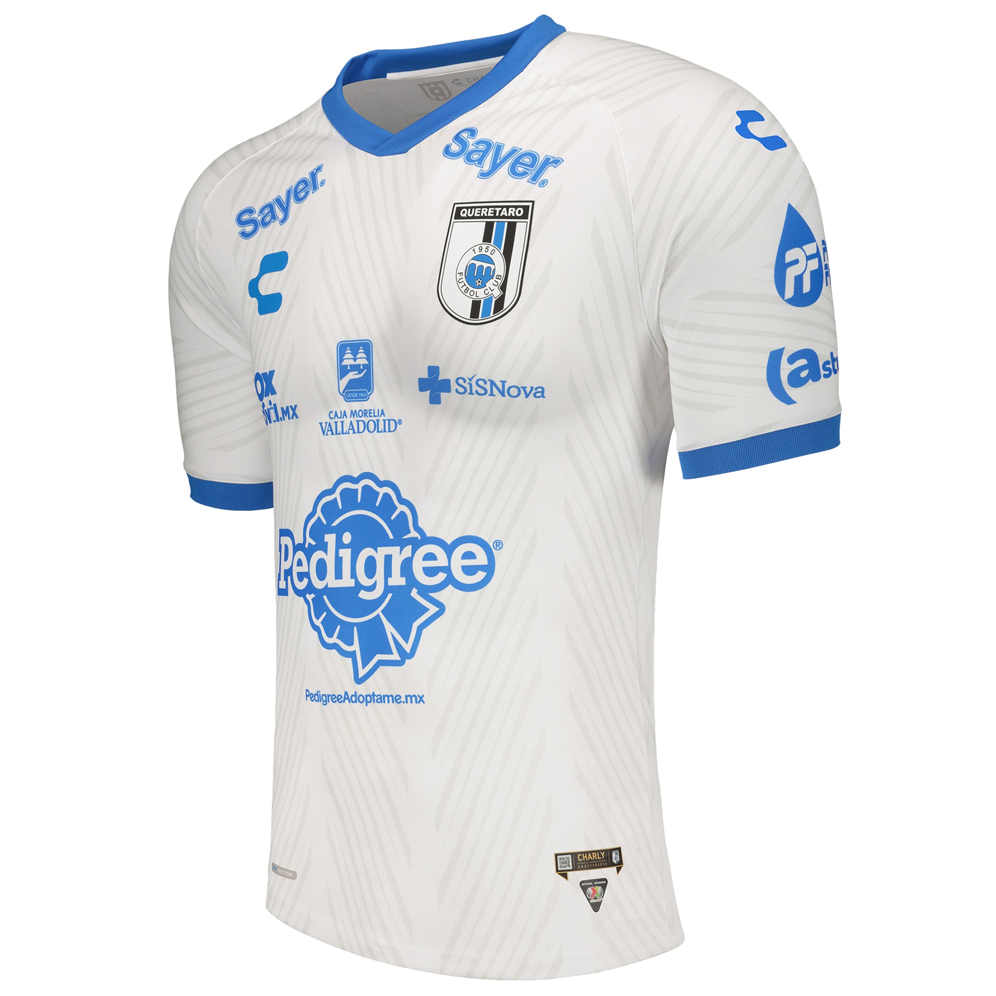Men's Queretaro FC Jerseys White 2021/22 Away Authentic Style
