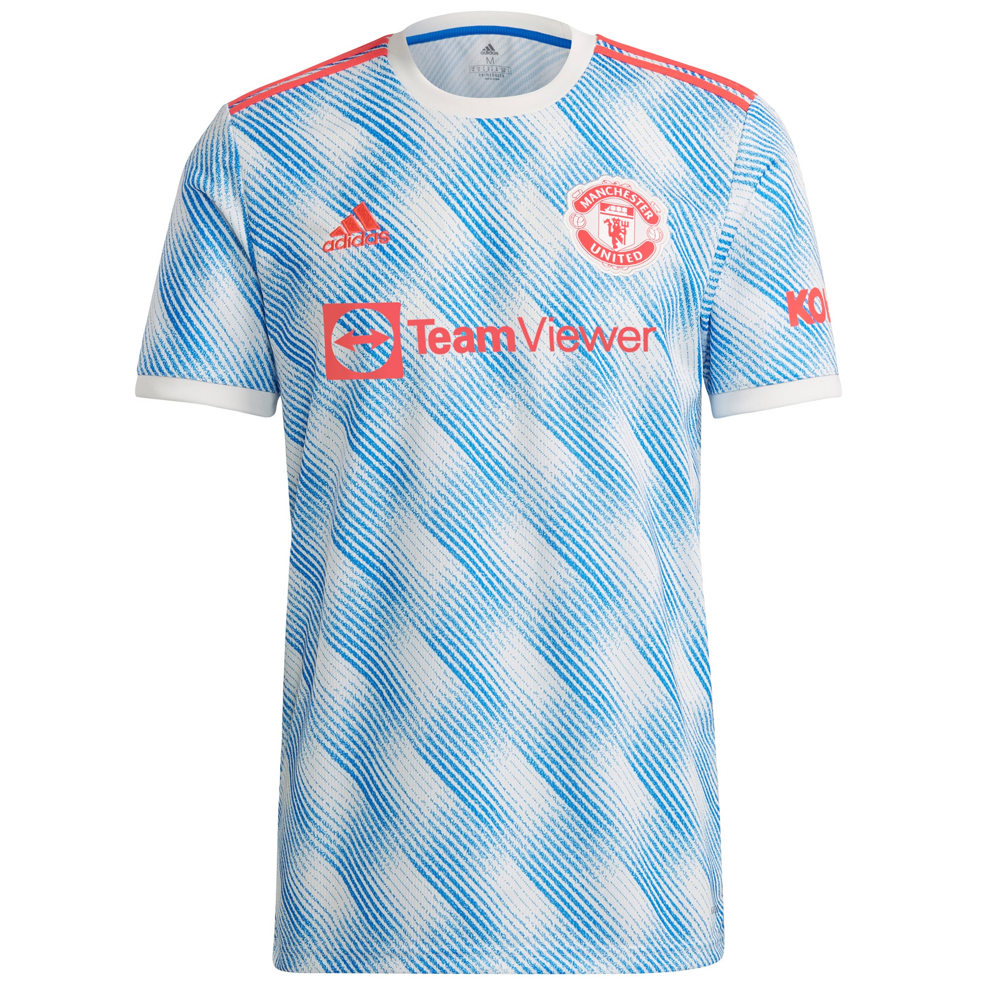 Men's Manchester United Jerseys White 2021/22 Away Printed Style