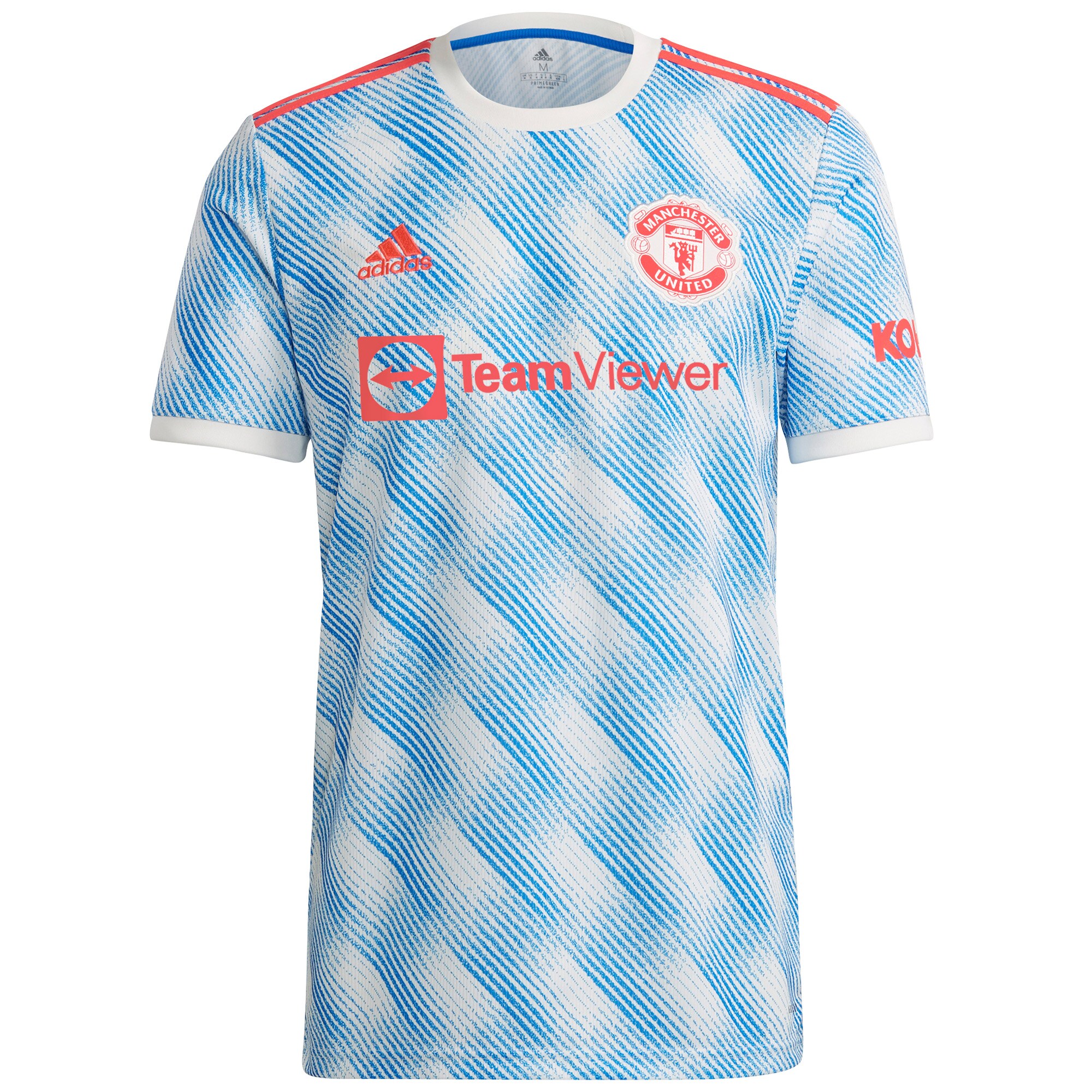 Men's Manchester United Jerseys White Eric Bailly 2021/22 Away Printed Player Style