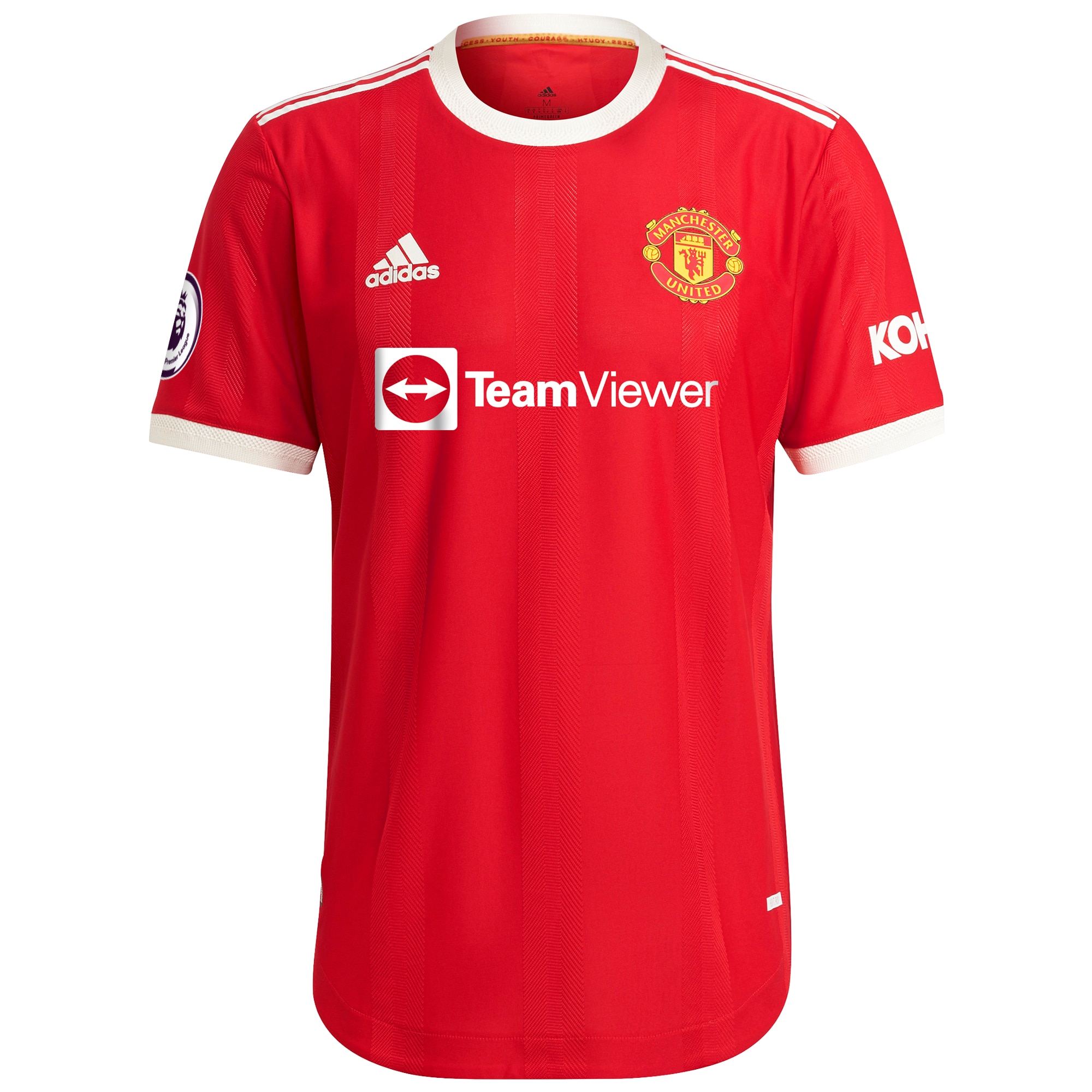 Men's Manchester United Jerseys Red Victor Lindelof 2021/22 Home Authentic Player Style