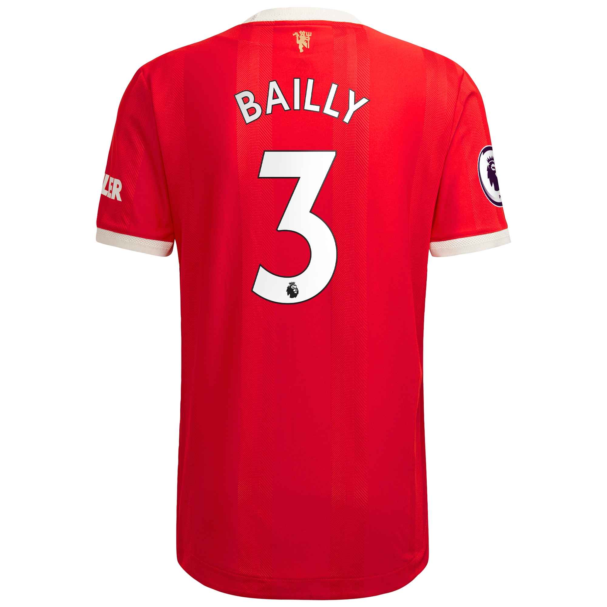 Men's Manchester United Jerseys Red Eric Bailly 2021/22 Home Authentic Player Style