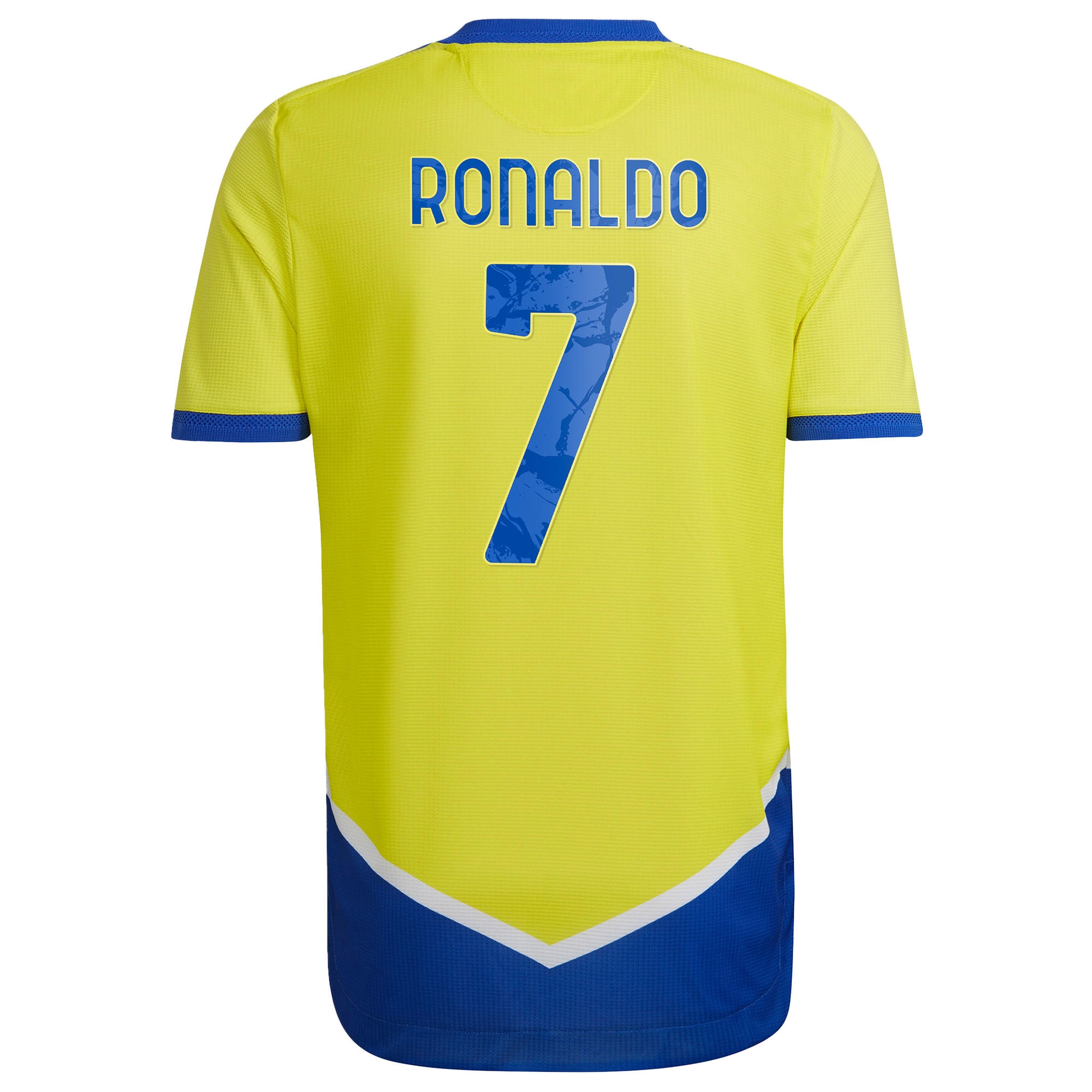 Men's Juventus Jerseys Yellow Cristiano Ronaldo 2021/22 Third Authentic Player Style