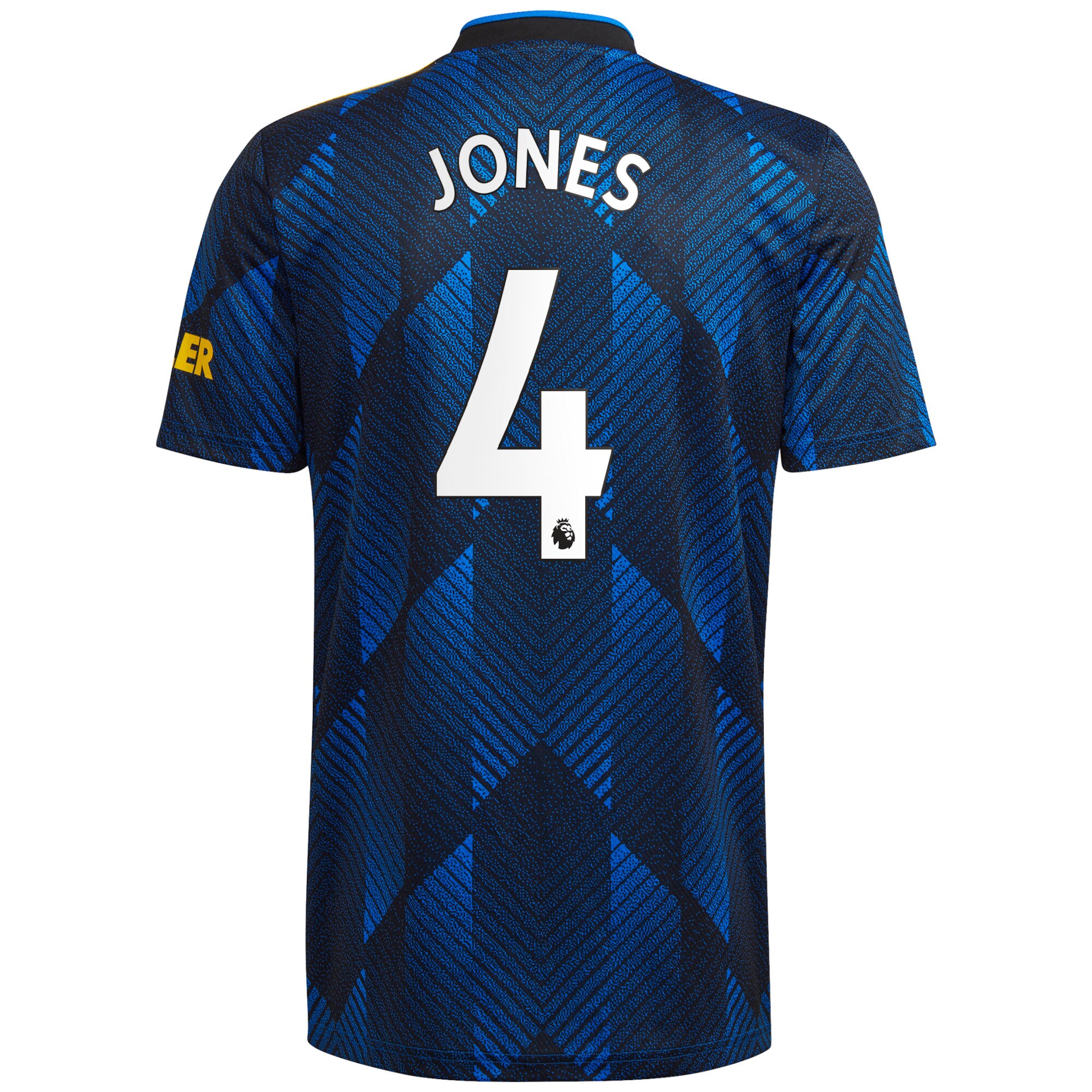 Men's Manchester United Jerseys Blue Phil Jones 2021/22 Third Printed Player Style