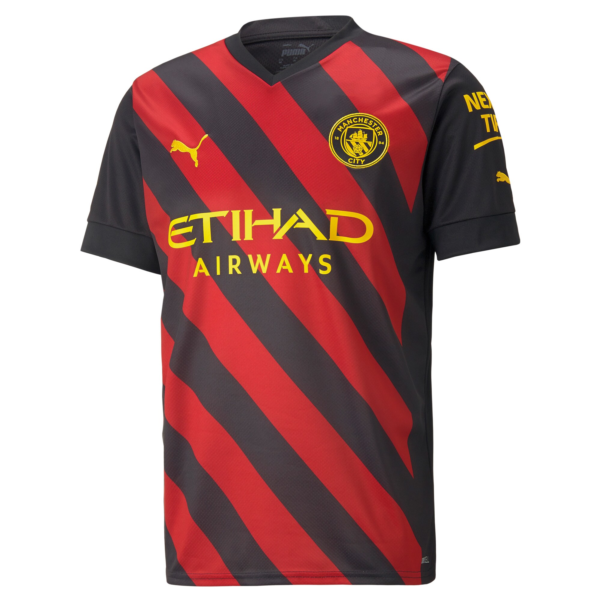 Men's Manchester City Jerseys Black Joao Cancelo 2022/23 Away Printed Player Style