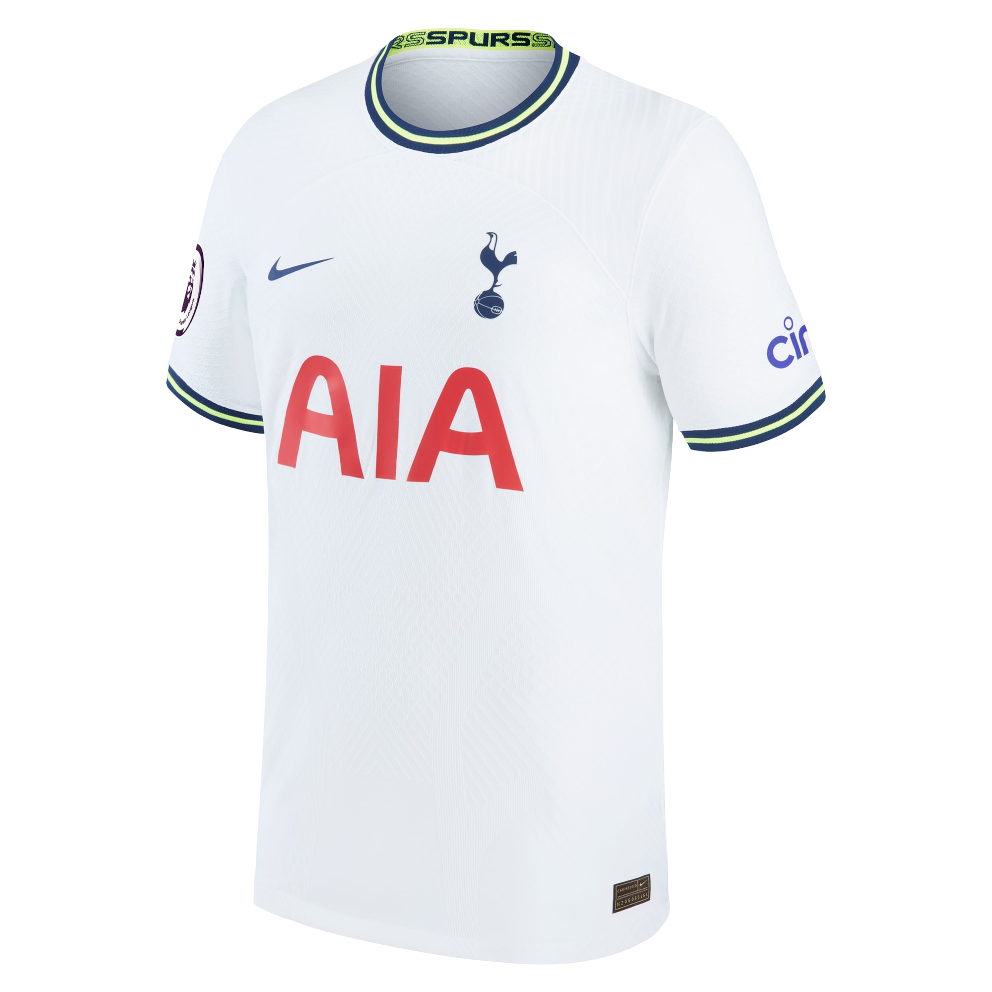 Men's Tottenham Hotspur Jerseys White Son Heung-min 2022/23 Home Authentic Player Style