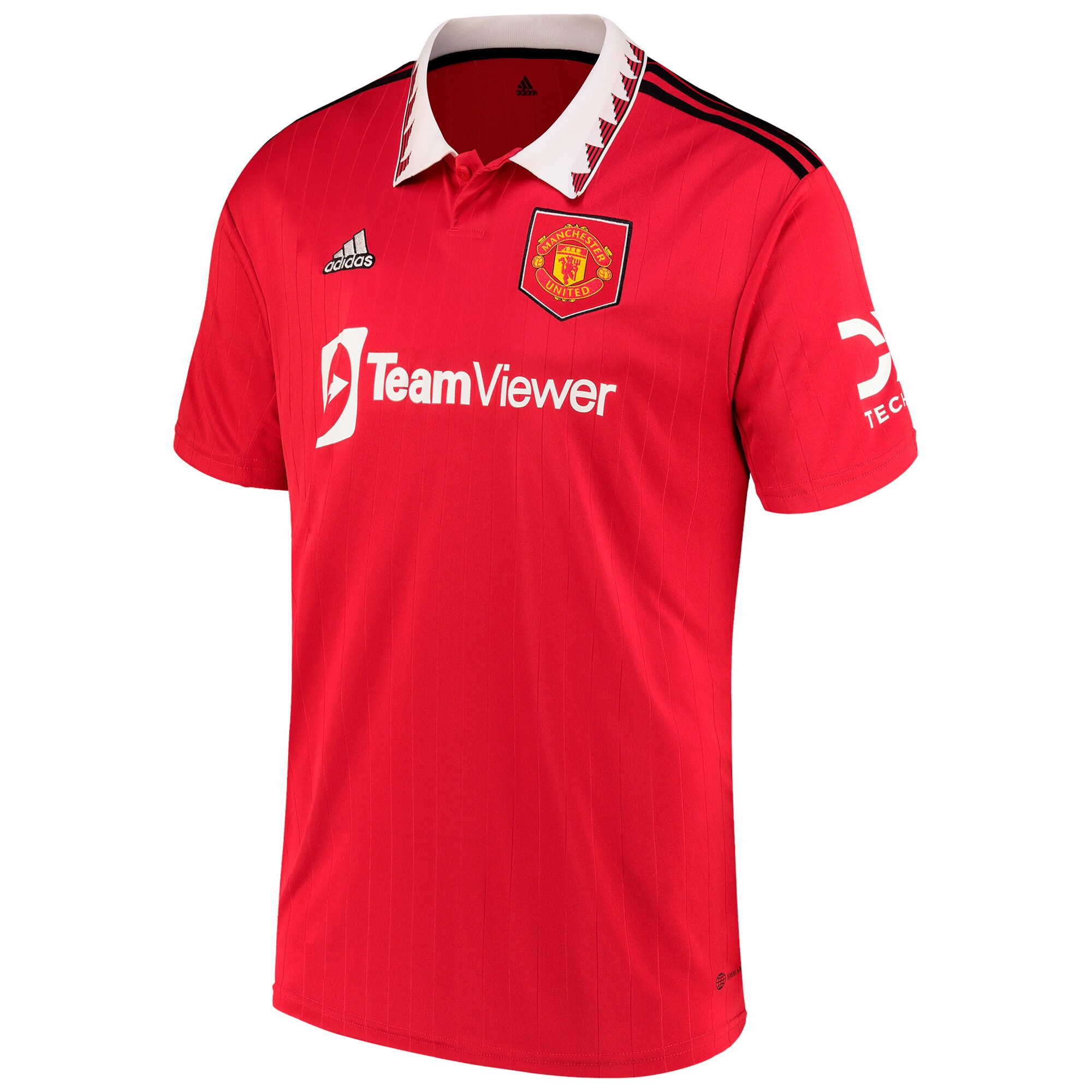 Men's Manchester United Jerseys Red Donny Van De Beek 2022/23 Home Printed Player Style