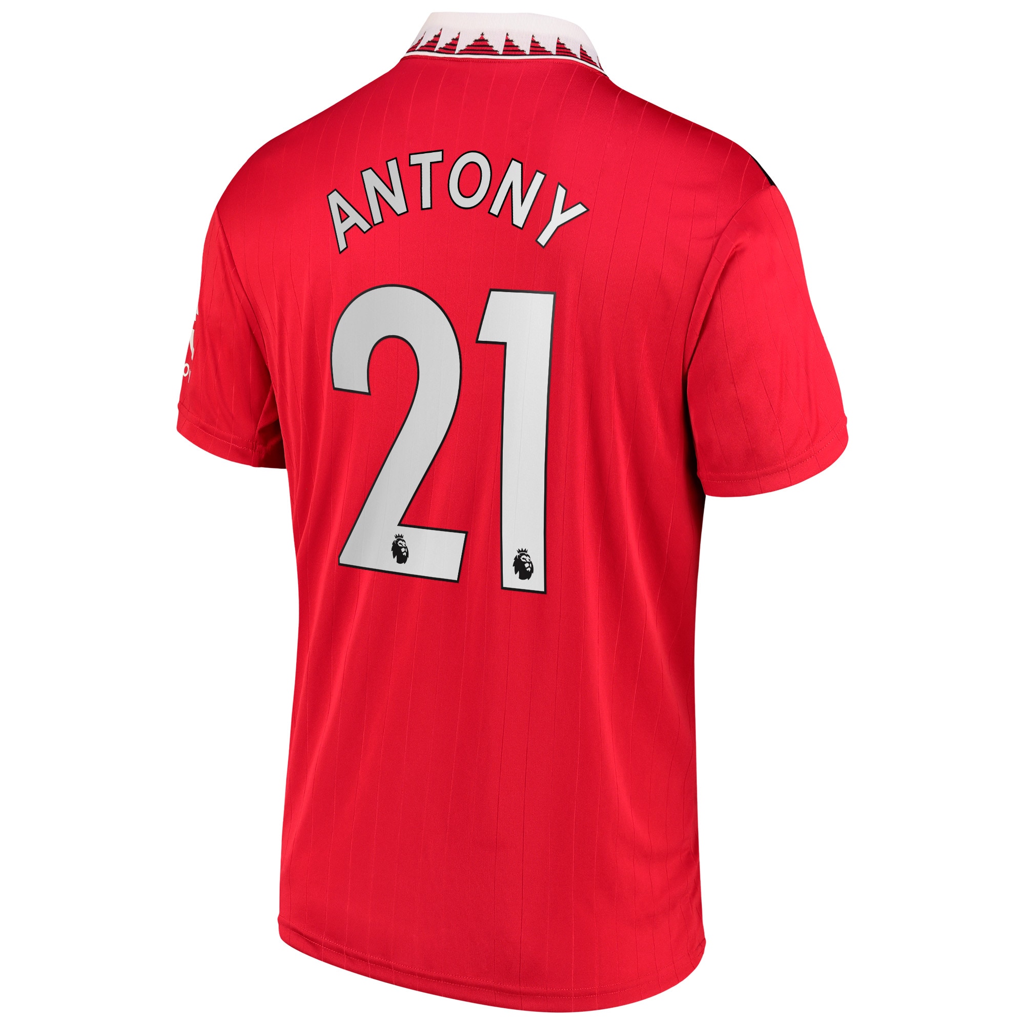 Men's Manchester United Jerseys Red Antony 2022/23 Home Printed Player Style