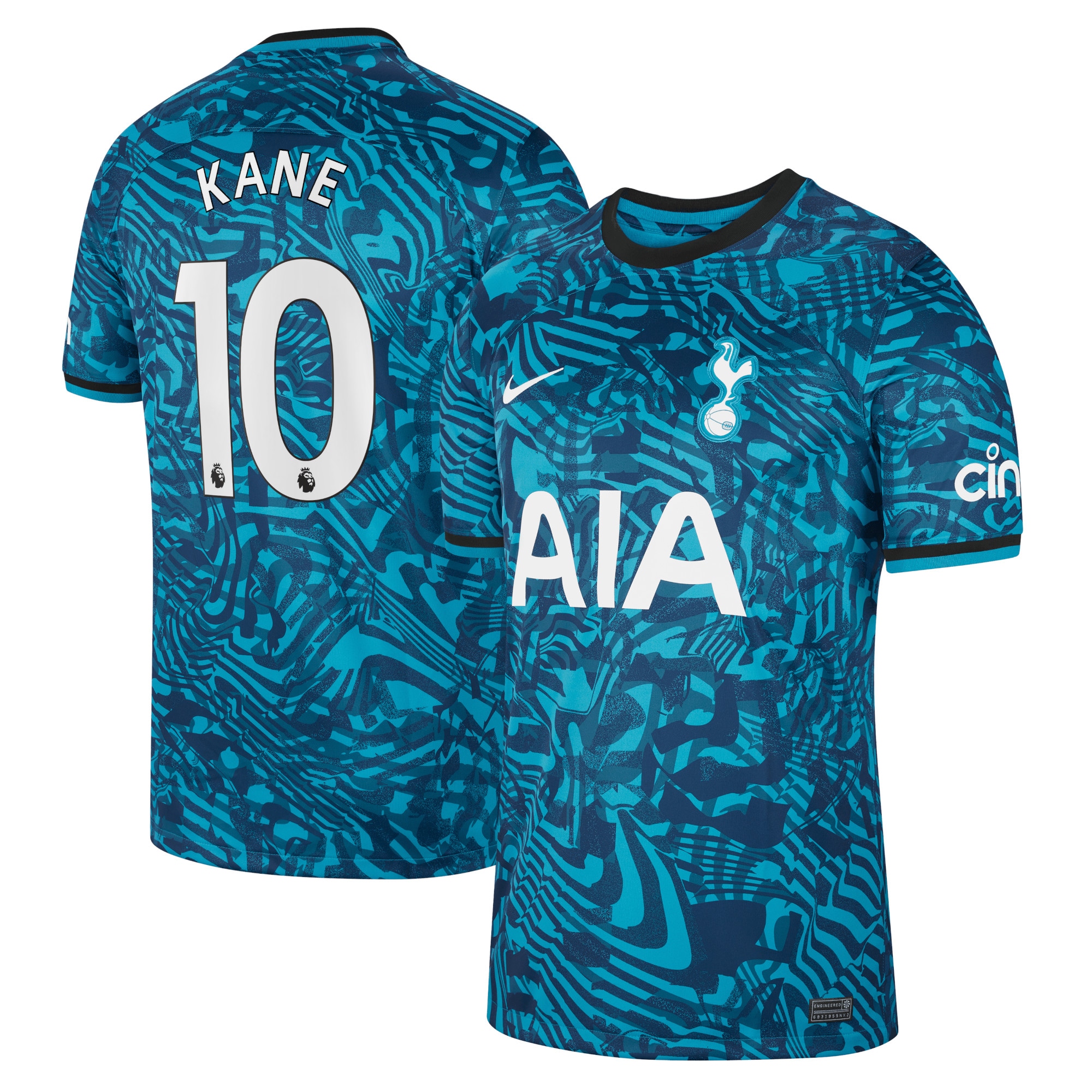 Men's Tottenham Hotspur Jerseys Blue Harry Kane 2022/23 Third Printed Player Style