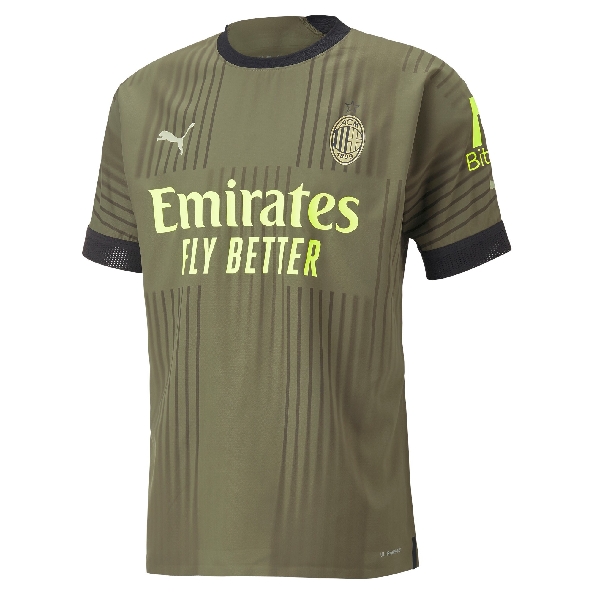 Men AC Milan Third Shirts Authentic Shirt 2022-23 Printing
