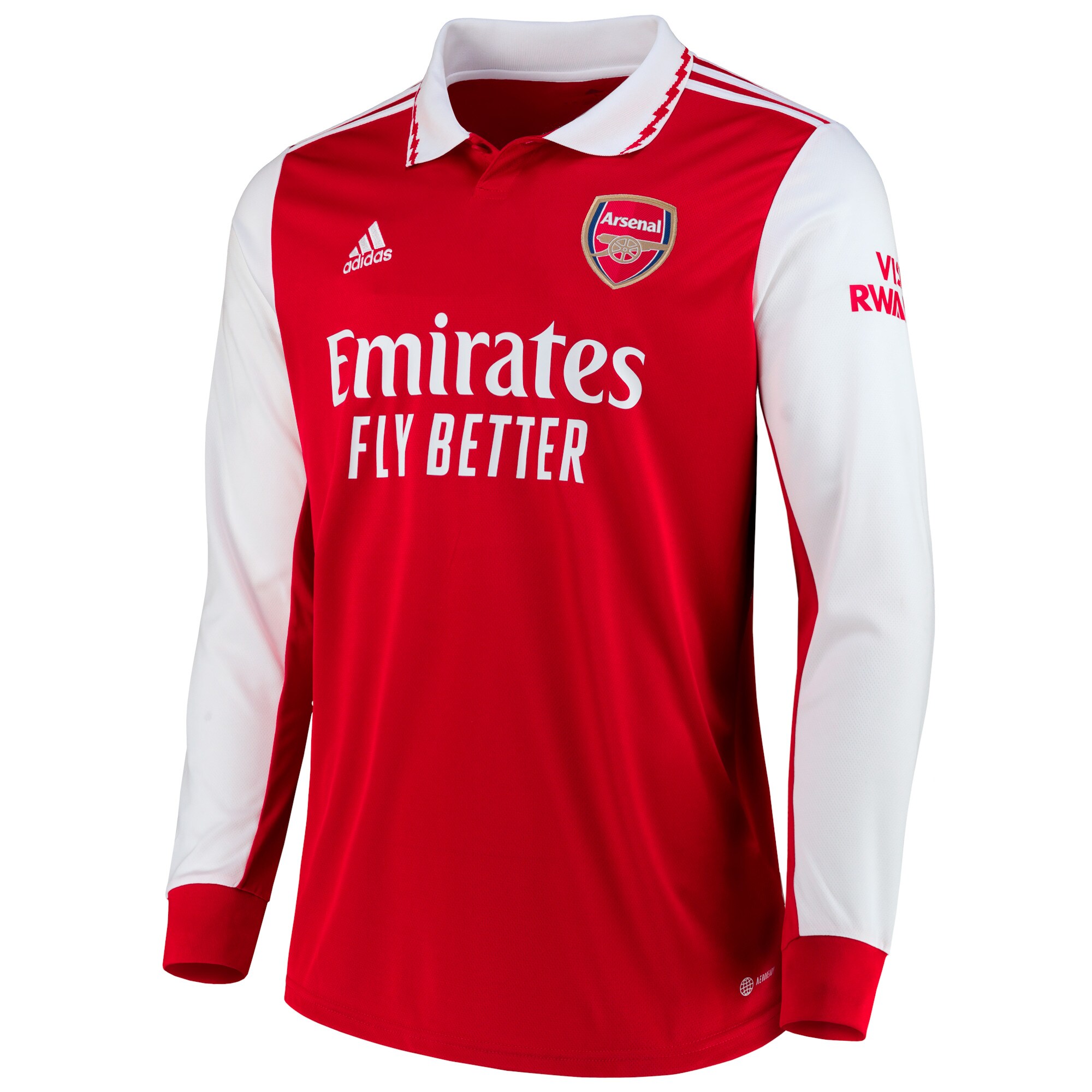 Men Arsenal Home Shirts Shirt 2022-23 Long Sleeve Vieira 21 Printing