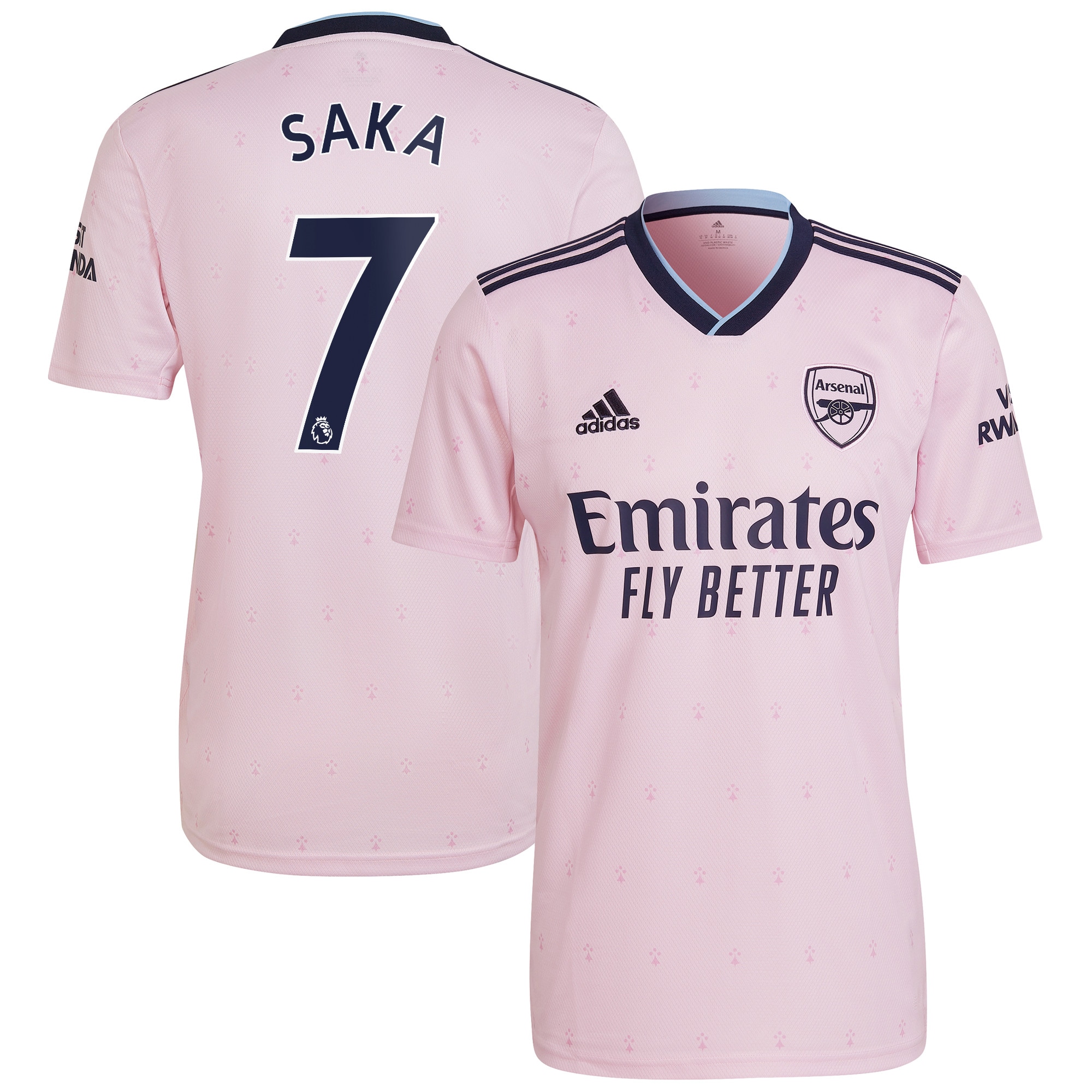 Men Arsenal Third Shirts Bukayo Saka Shirt 2022-23 Saka 7 Printing