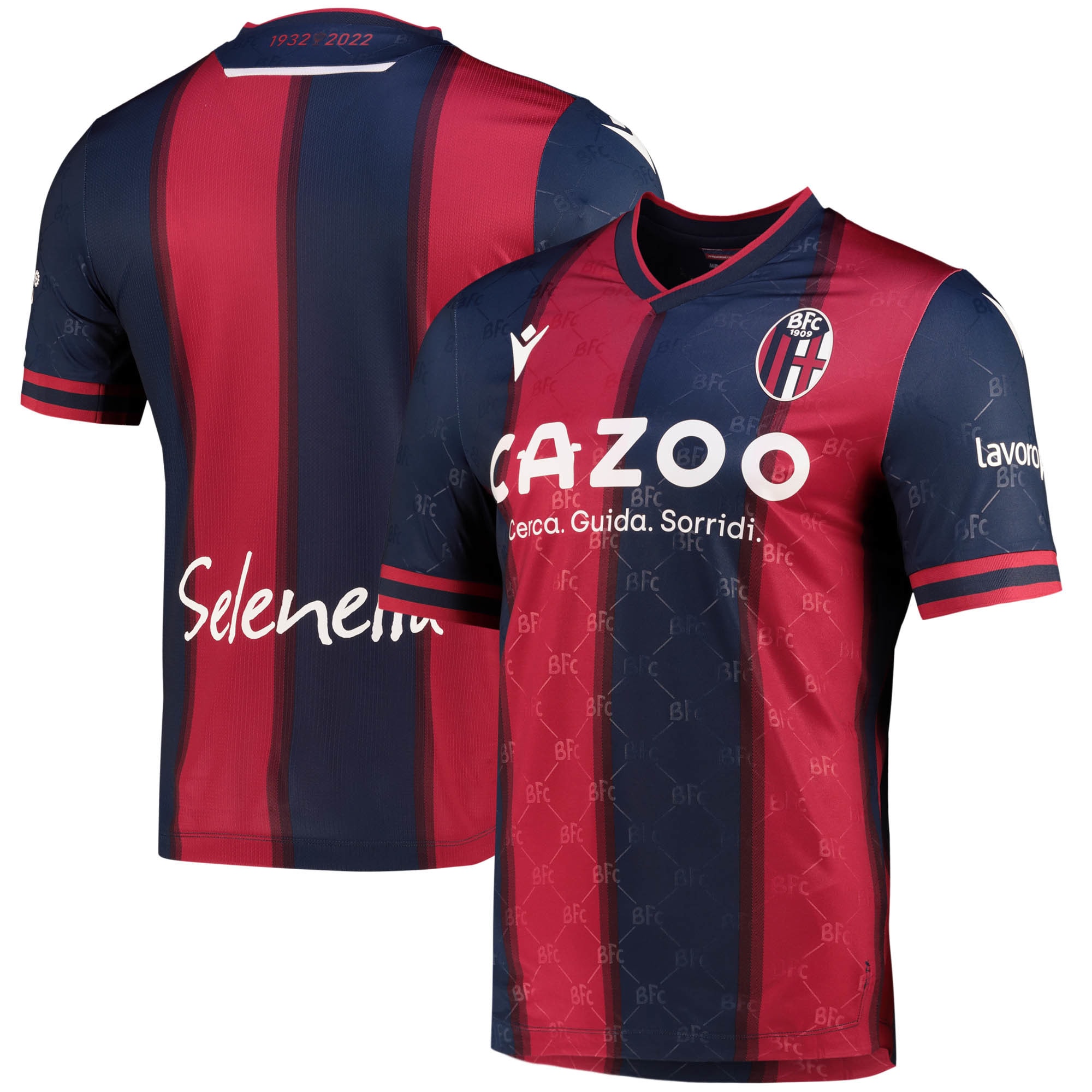 Men Bologna FC Home Shirts Shirt 2022-23 Printing