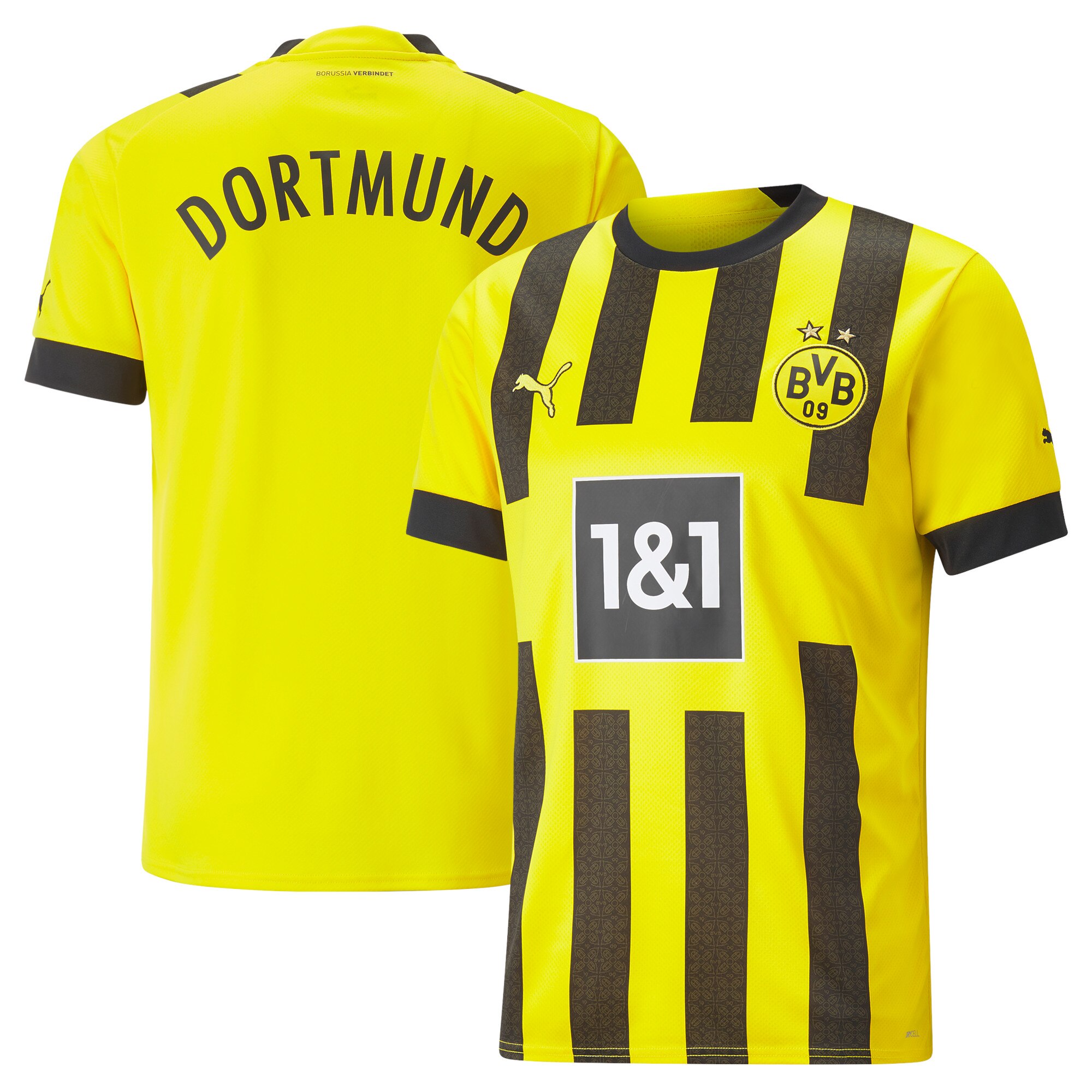 Men Borussia Dortmund Home Shirts Shirt 2022-23 Printing