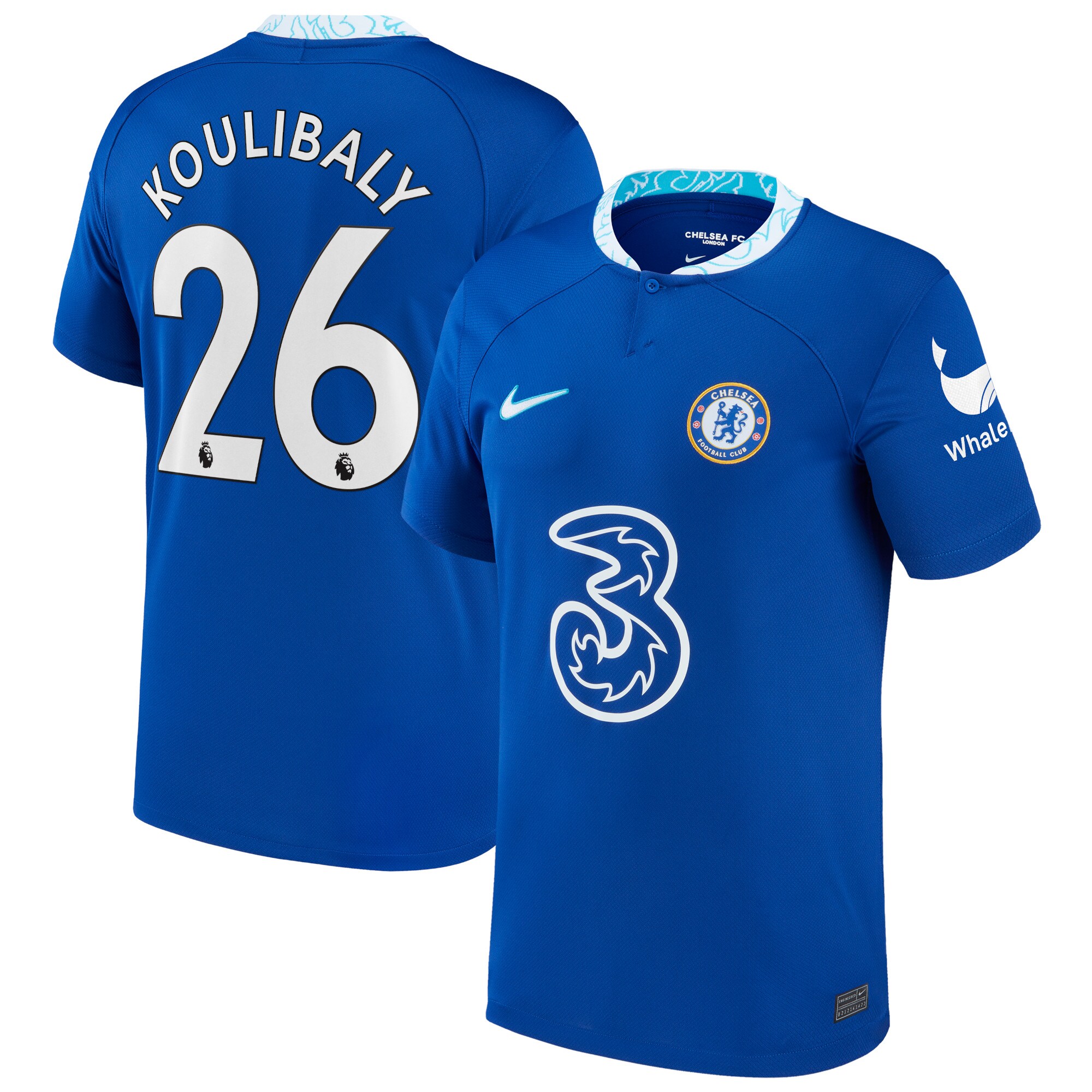 Men Chelsea Home Shirts Kalidou Koulibaly Stadium Shirt 2022-23 Koulibaly 26 Printing