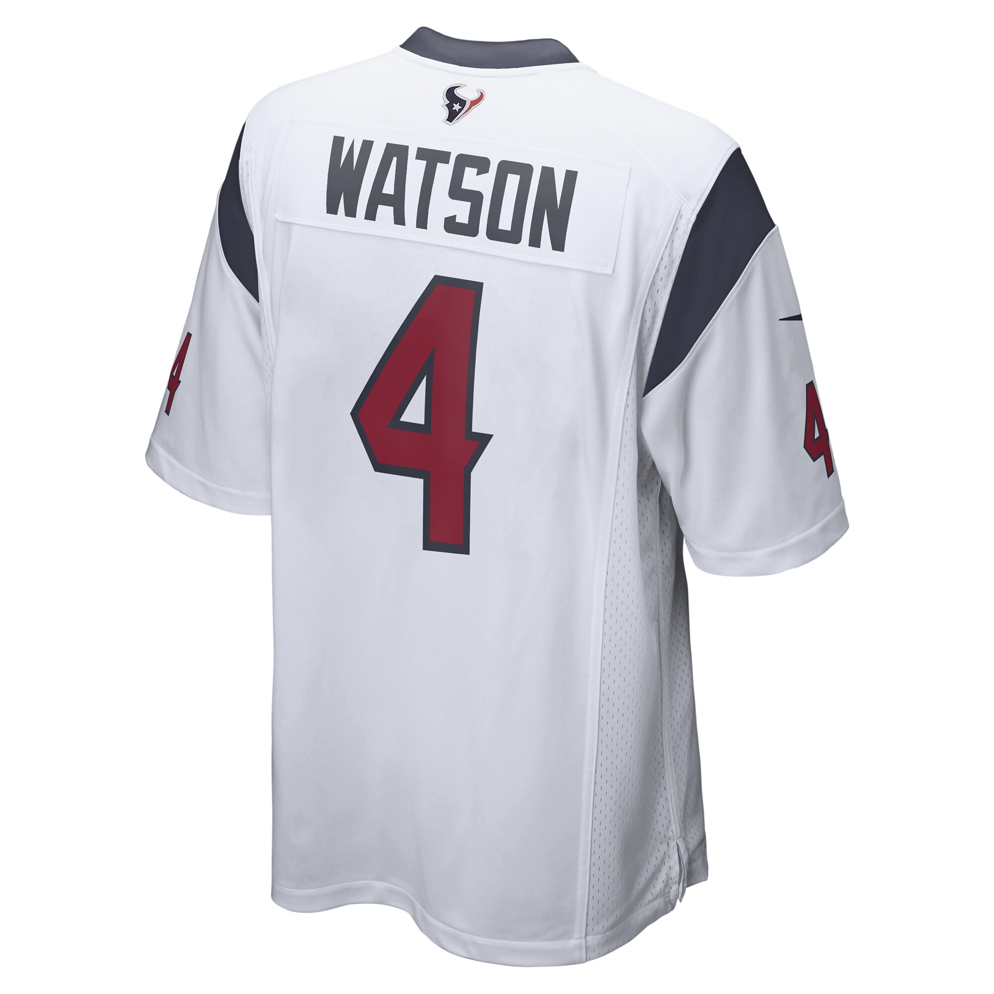 Men's Houston Texans Jerseys White Deshaun Watson Player Game Style