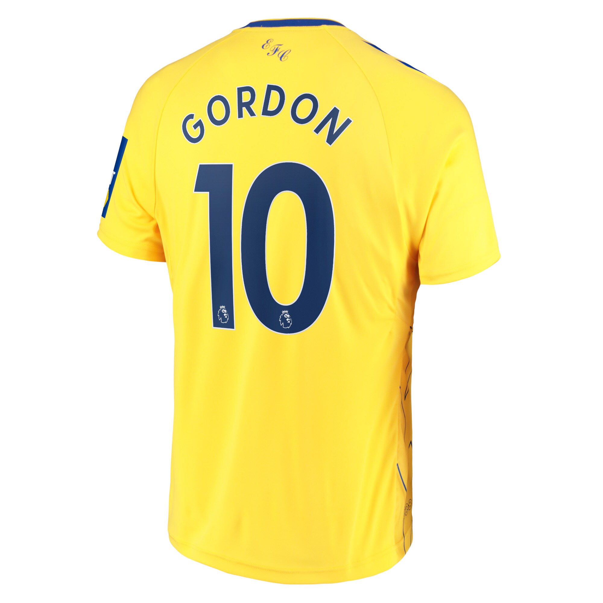 Men Everton Third Shirts Anthony Gordon Shirt 2022-23 Gordon 10 Printing