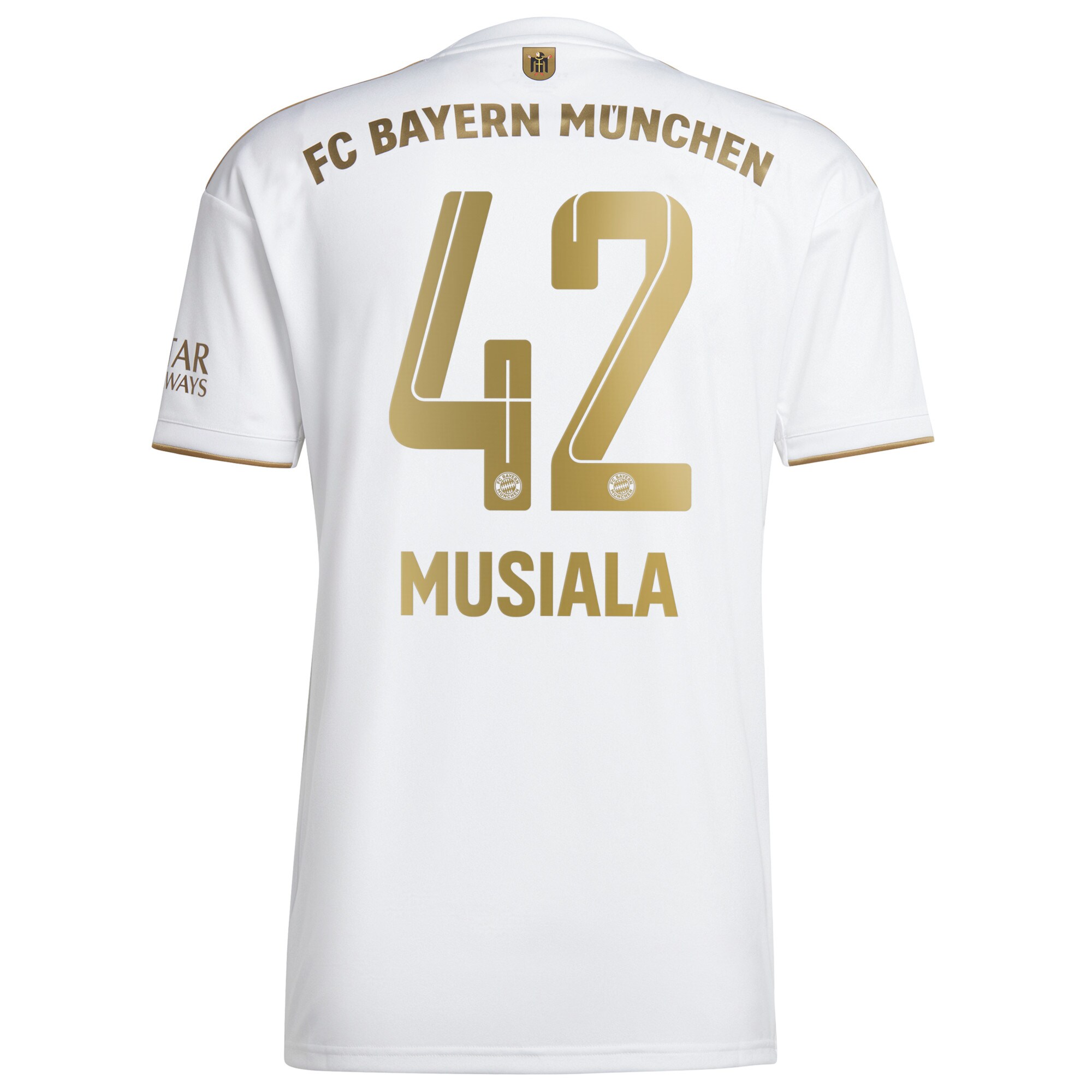 Men Bayern Munich Away Shirts Jamal Musiala Shirt 2022-23 Musiala 42 Printing