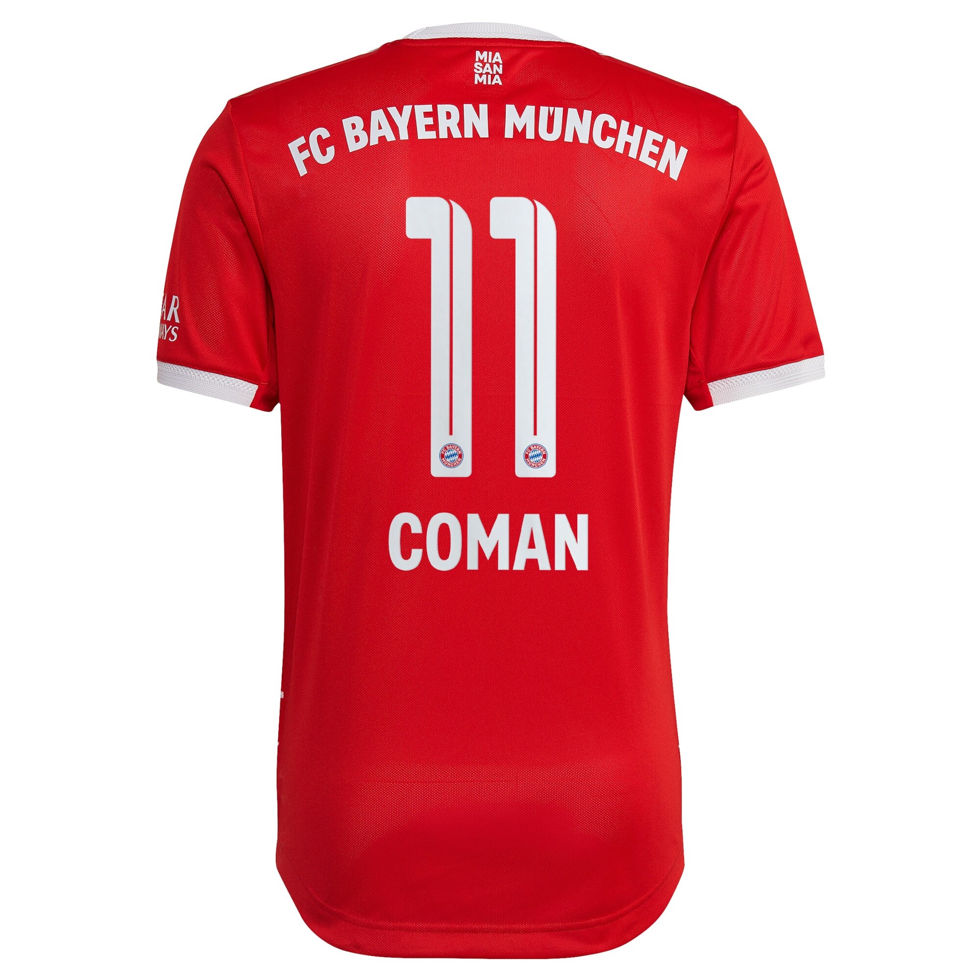 Men Bayern Munich Shirts Kingsley Coman Authentic Shirt 2022-23 Coman 11 Printing