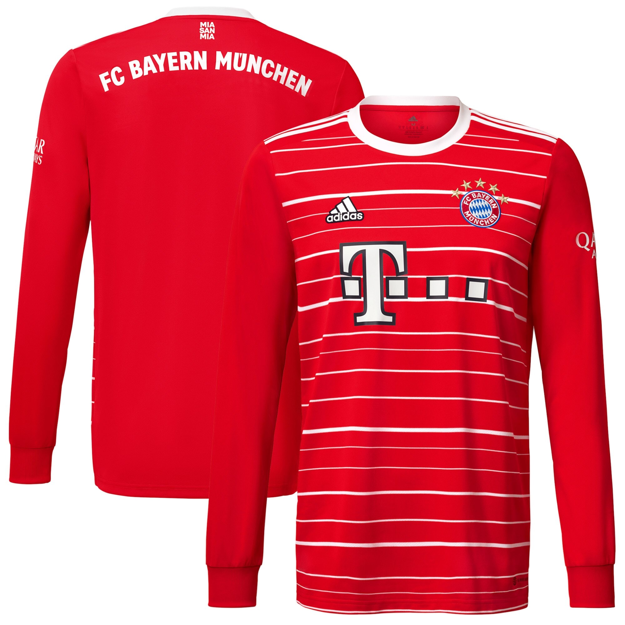 Men Bayern Munich Shirts Shirt 2022-23 Long Sleeve Printing