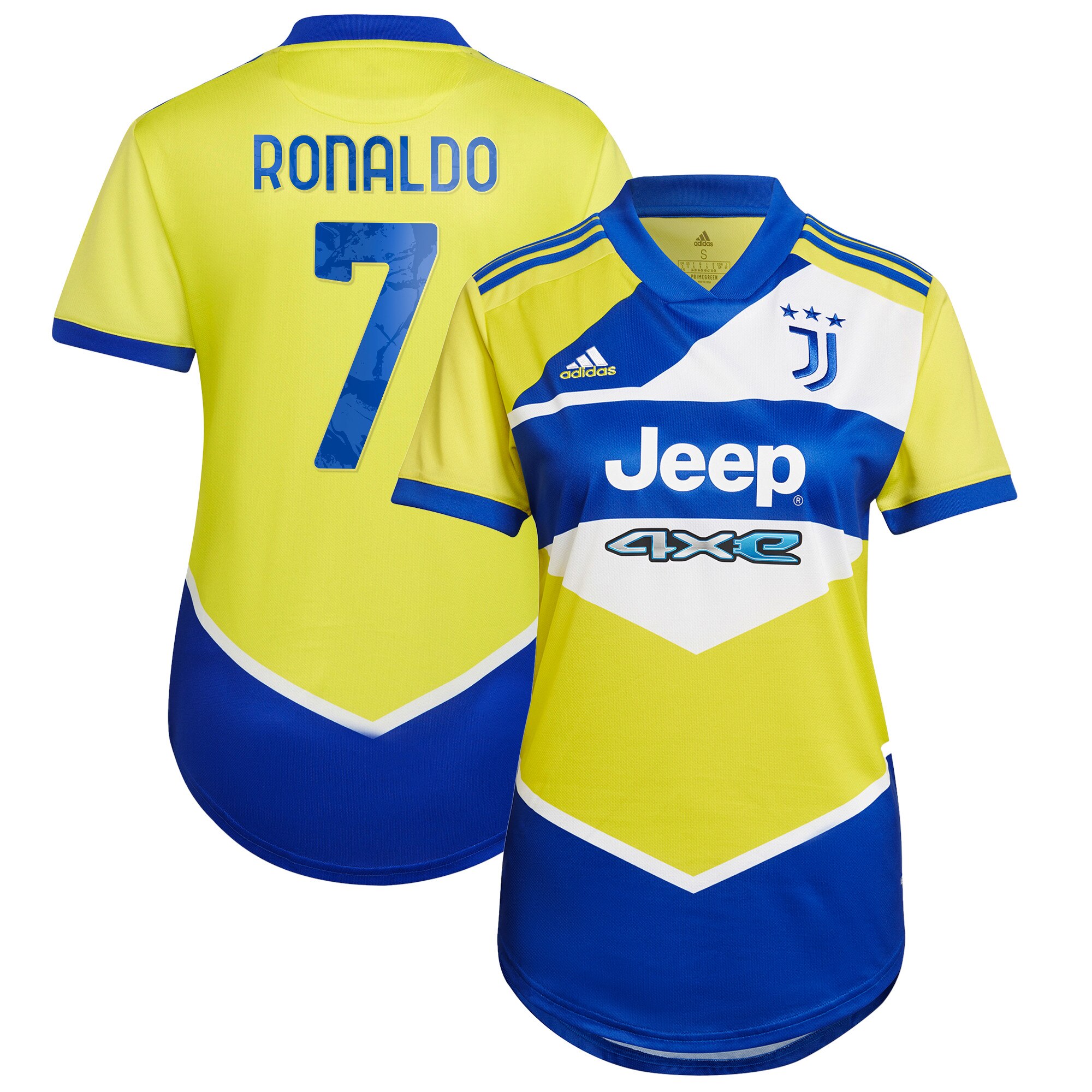 Women Juventus Third Shirts Cristiano Ronaldo Shirt 2021-22 Ronaldo 7 Printing
