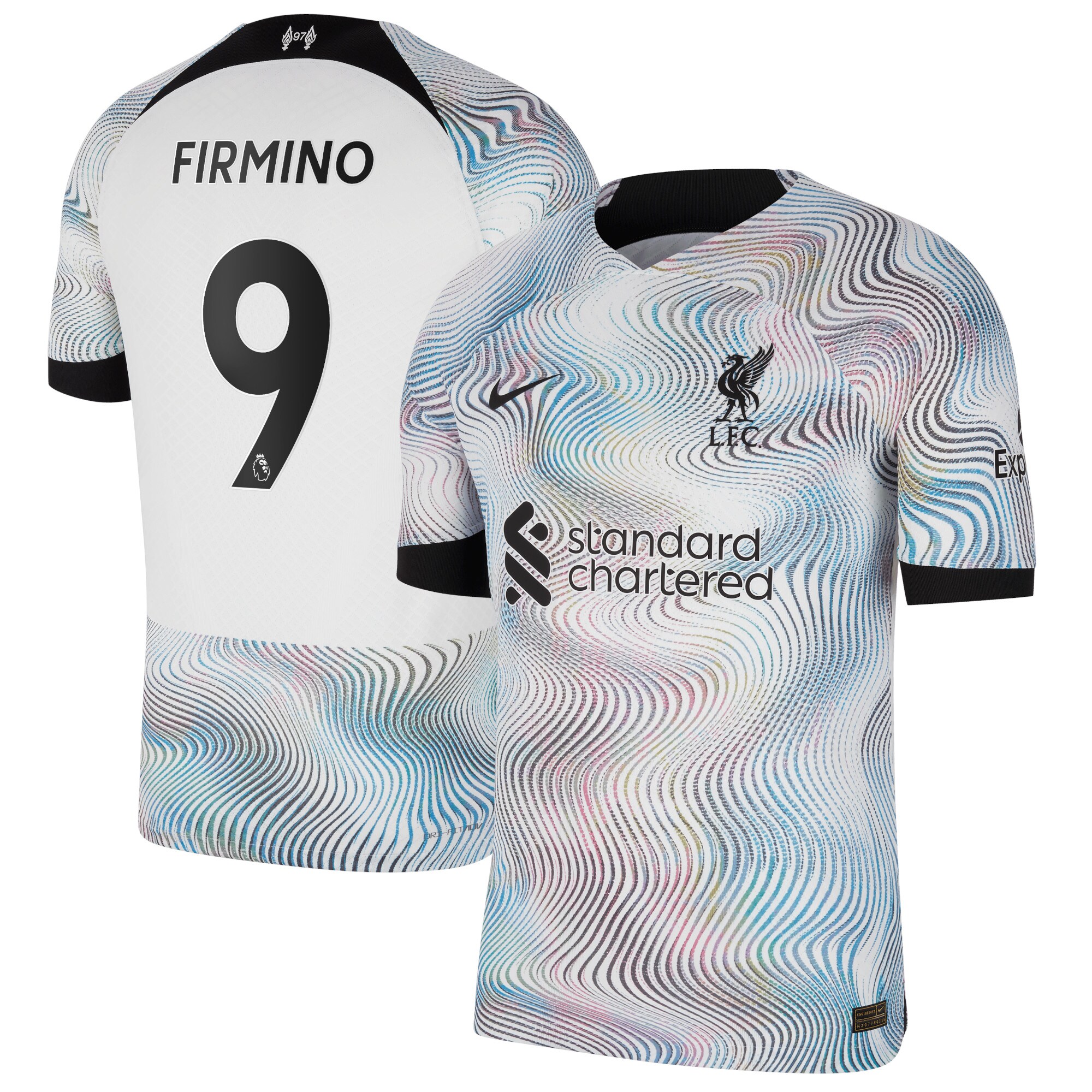 Men Liverpool Away Shirts Roberto Firmino Vapor Match Shirt 2022-23 Firmino 9 Printing