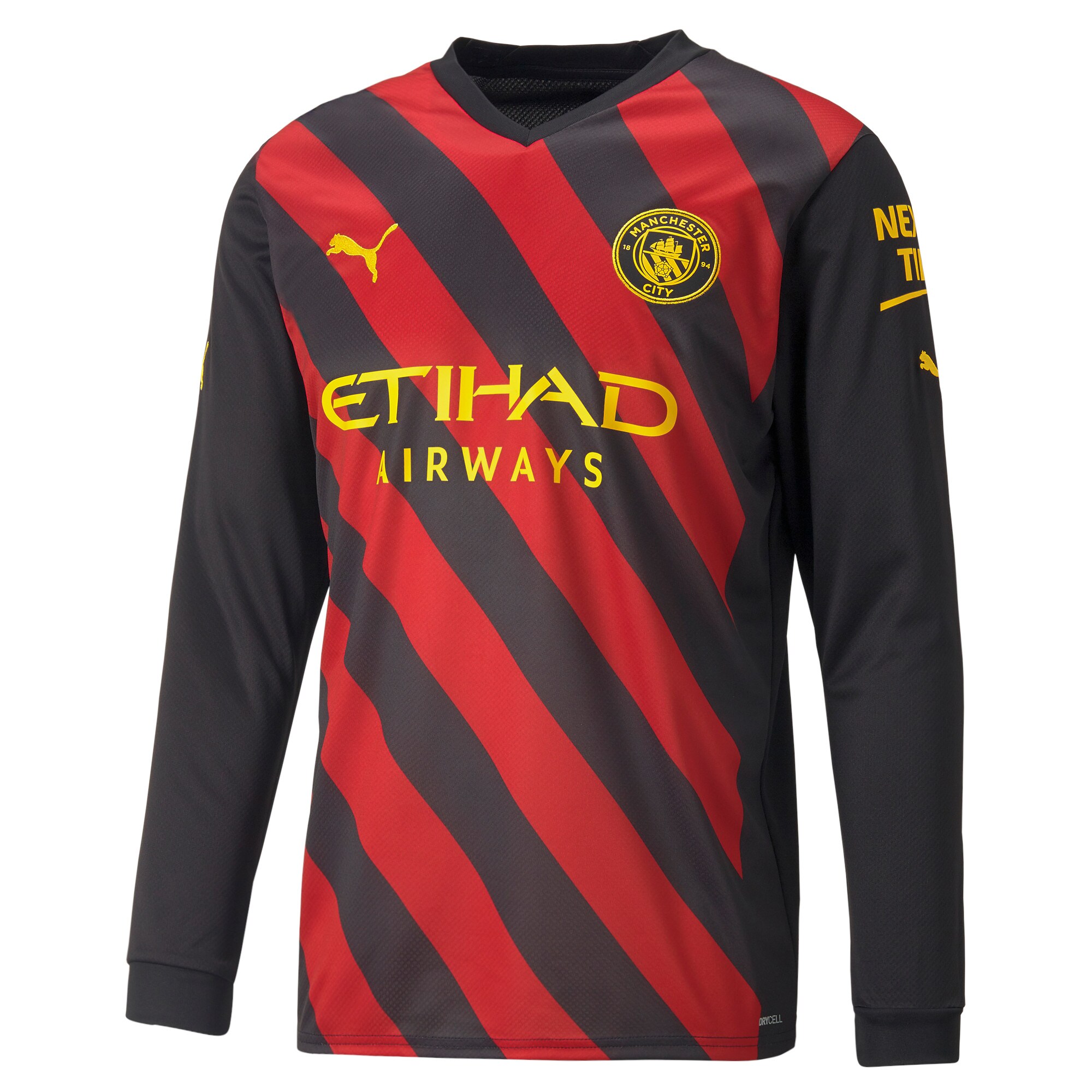 Men Manchester City Away Shirts John Stones Shirt 2022-23 Long Sleeve Stones 5 Printing