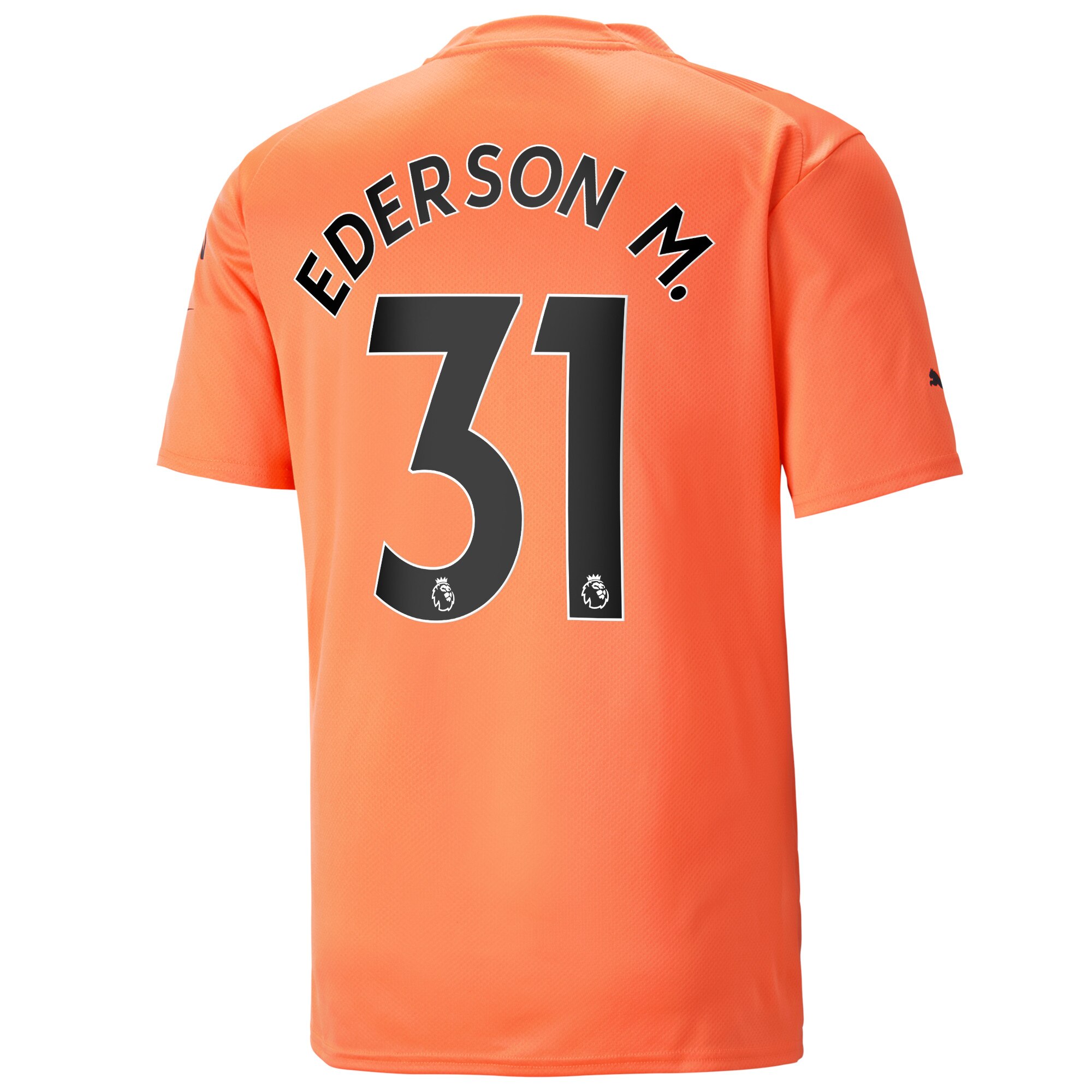 Men Manchester City Shirts Ederson Goalkeeper Shirt 2022-23 Ederson M. 31 Printing