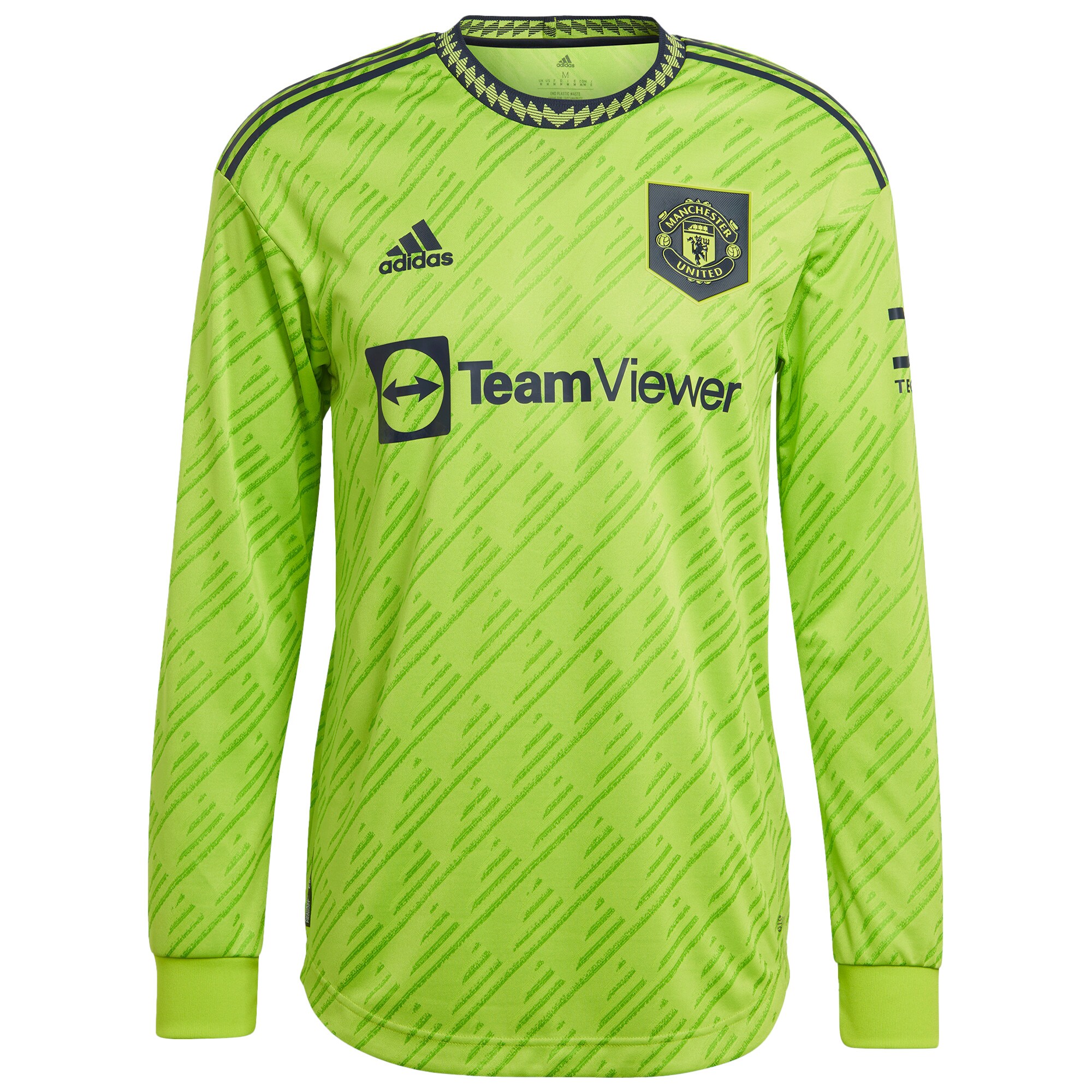 Men Manchester United Third Shirts Nikita Parris Cup Authentic Shirt 2022-23 Long Sleeve Parris 22 Printing