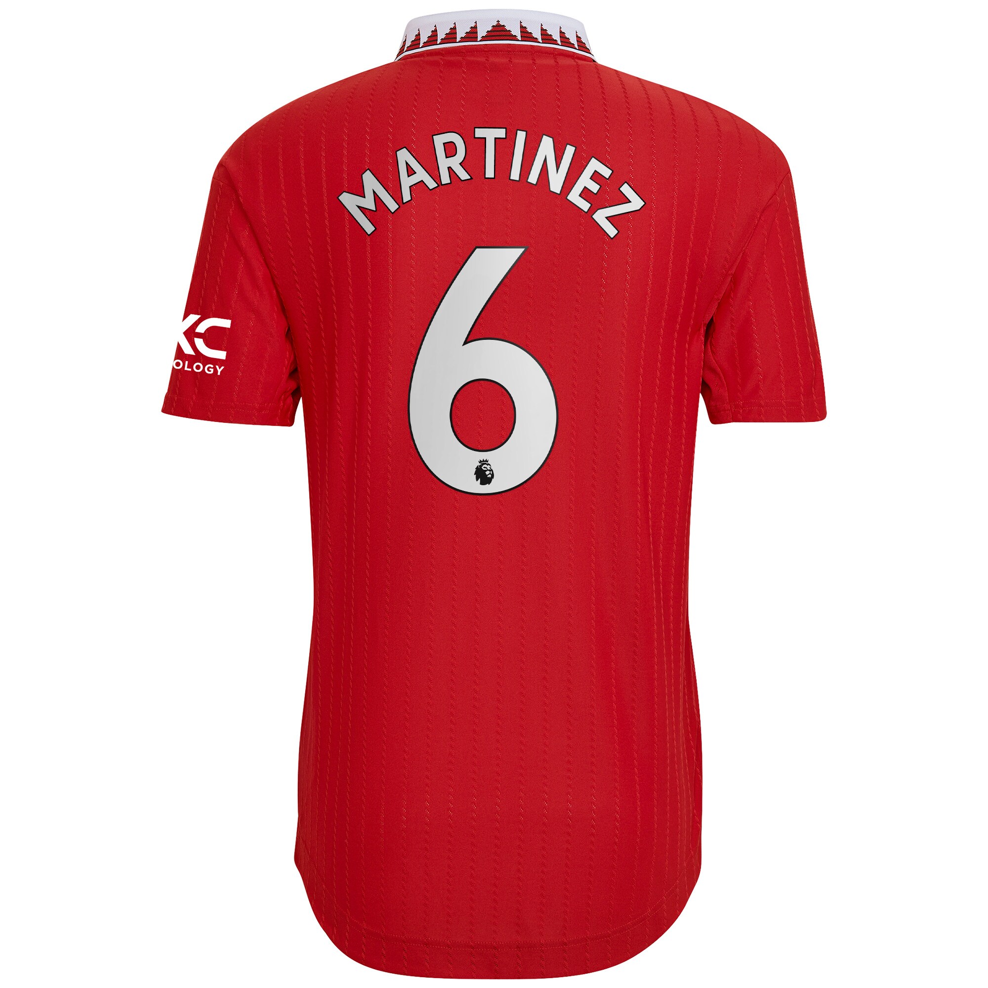Men Manchester United Home Shirts Lisandro Martínez Authentic Shirt 2022-23 Martinez 6 Printing