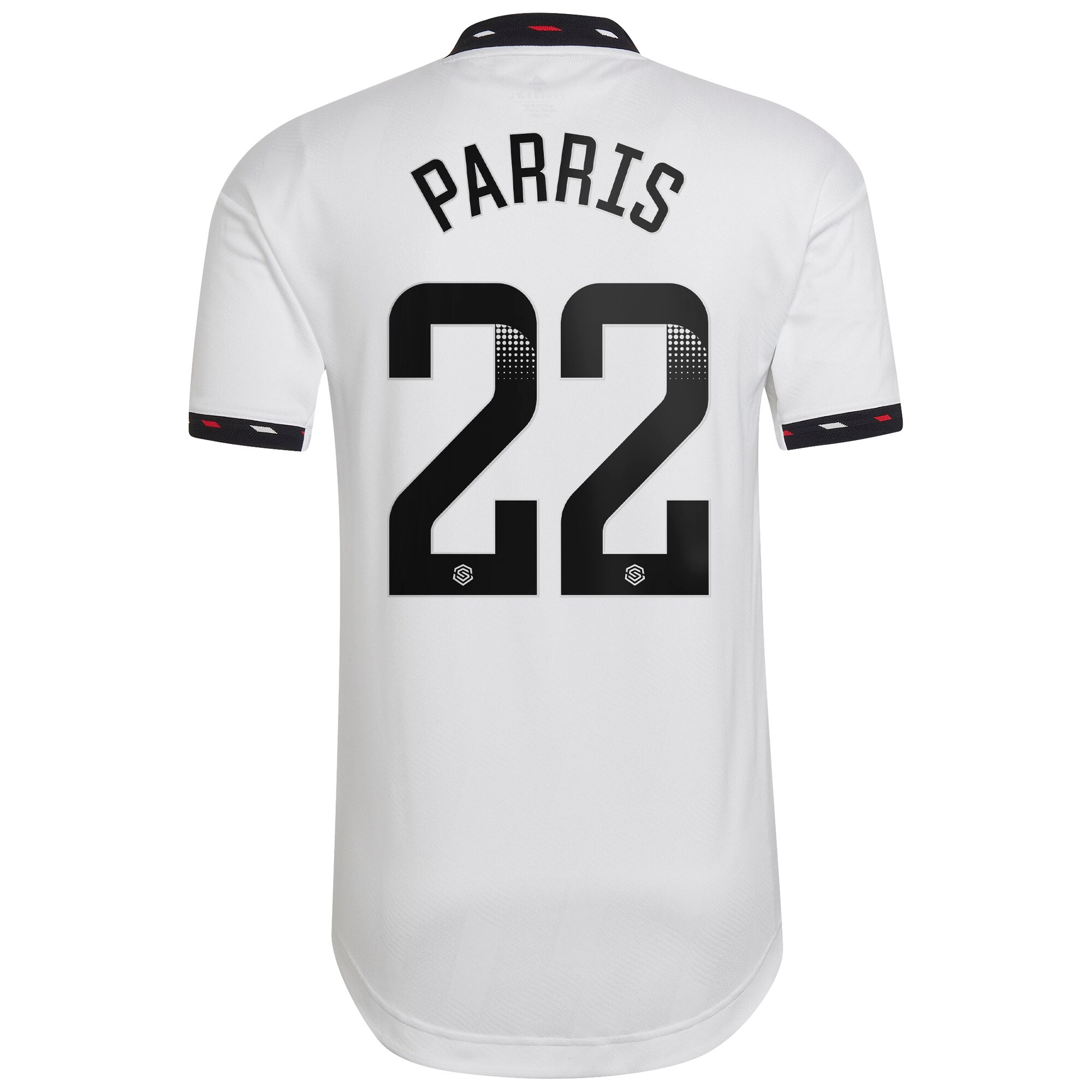 Men Manchester United Away Shirts Nikita Parris WSL Authentic Shirt 2022-23 Parris 22 Printing