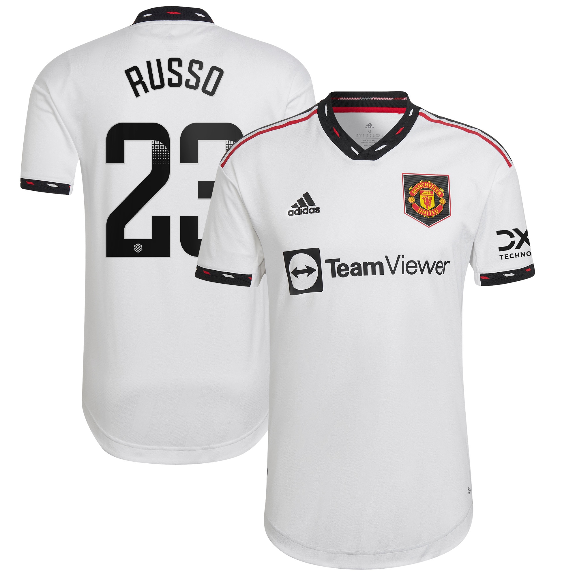 Men Manchester United Away Shirts Alessia Russo WSL Authentic Shirt 2022-23 Russo 23 Printing