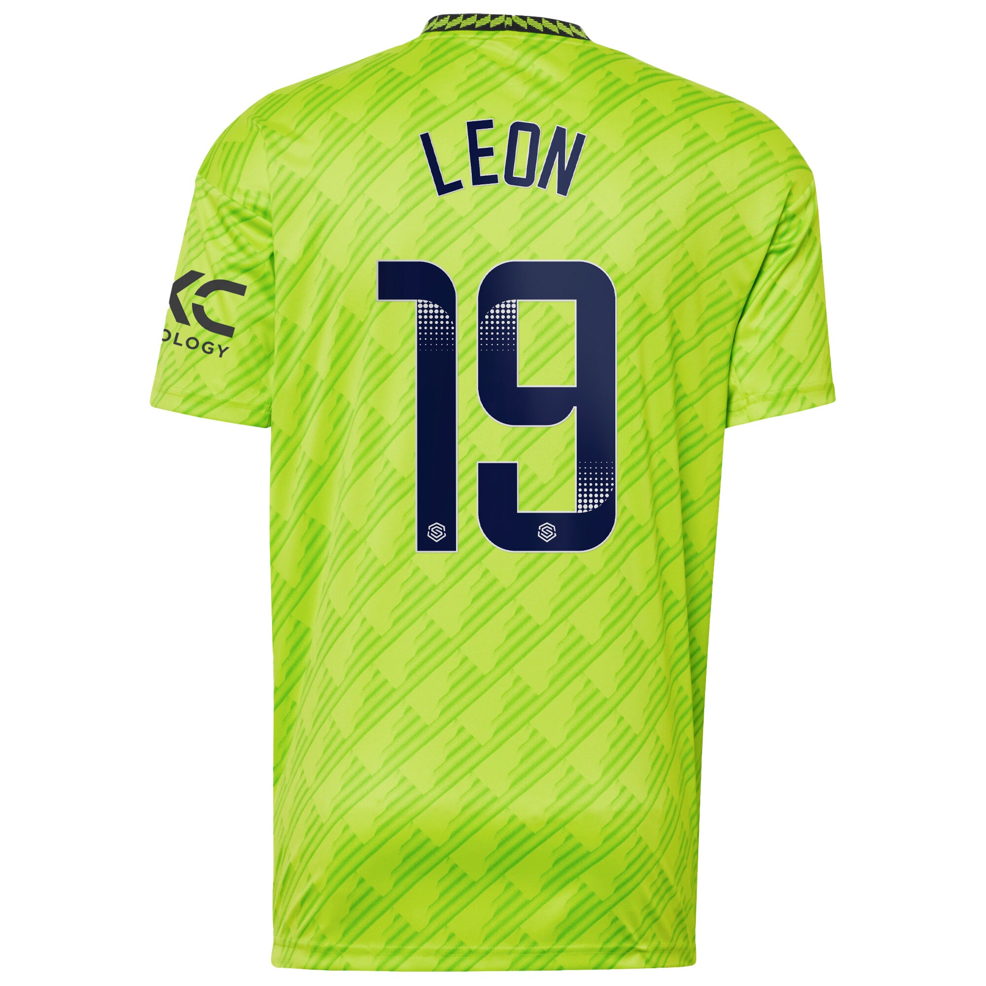Men Manchester United Third Shirts Adriana Leon WSL Shirt 2022-23 Leon 19 Printing