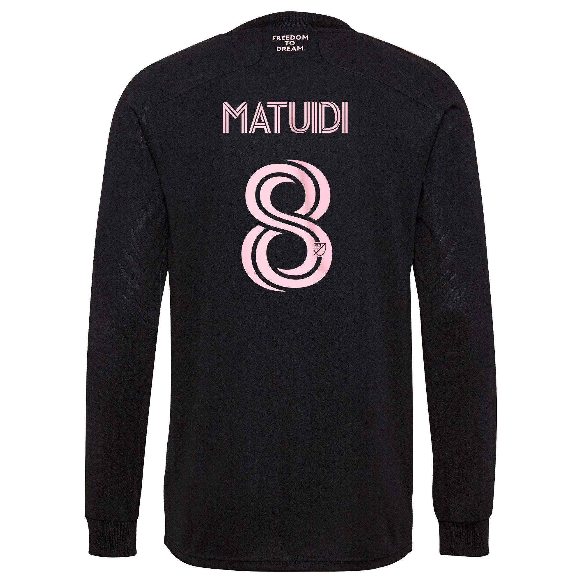 Men's Inter Miami CF Jerseys Black Blaise Matuidi 2021 La Palma Printed Player Style