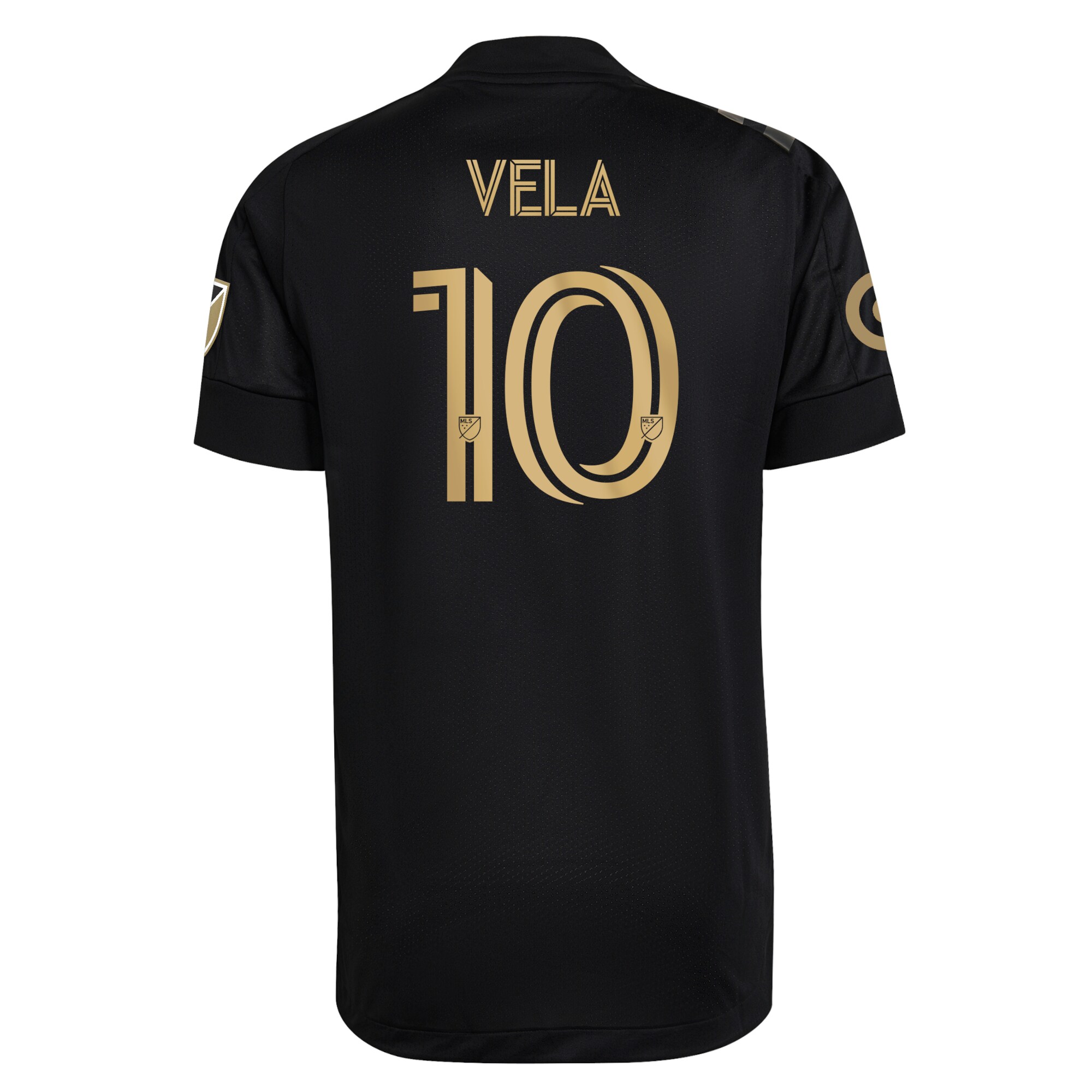 Men's LAFC Jerseys Black Carlos Vela 2021 Primary Authentic Player Style