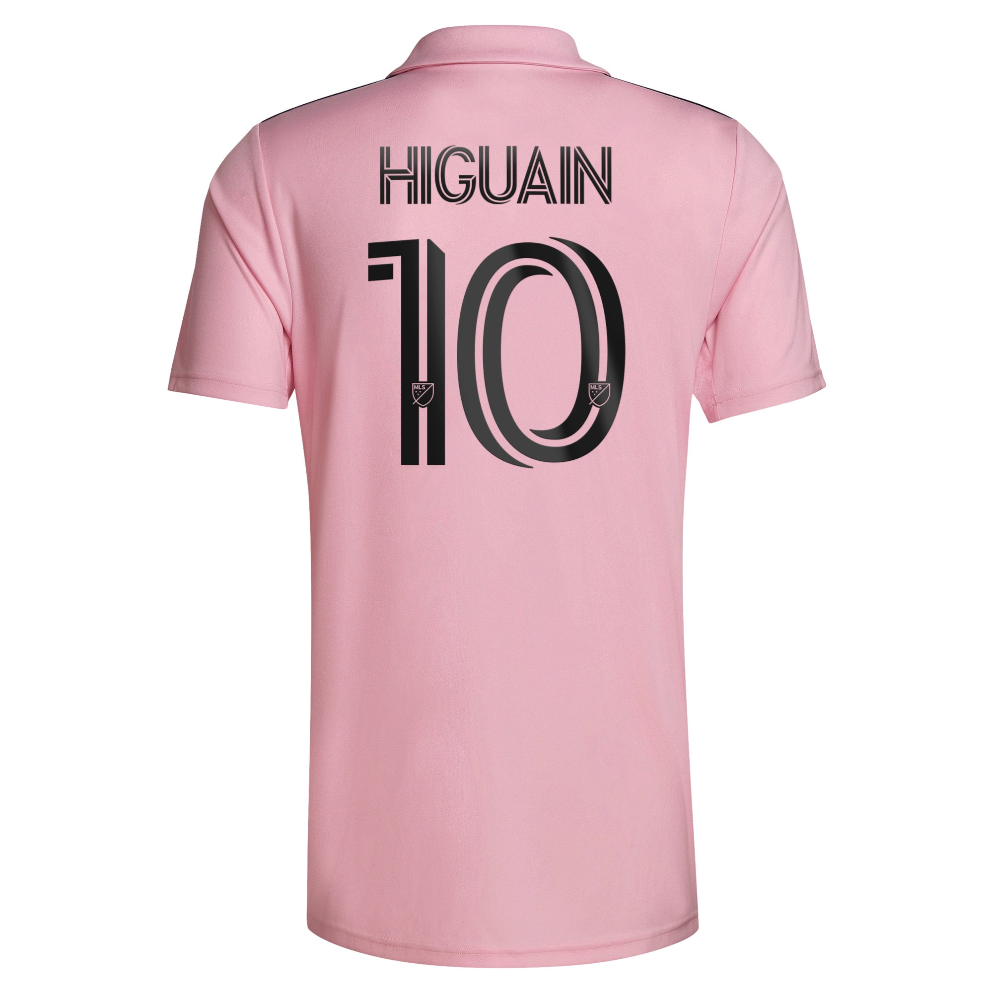 Men's Inter Miami CF Jerseys Pink Gonzalo Higuain 2022 The Heart Beat Kit Printed Player Style