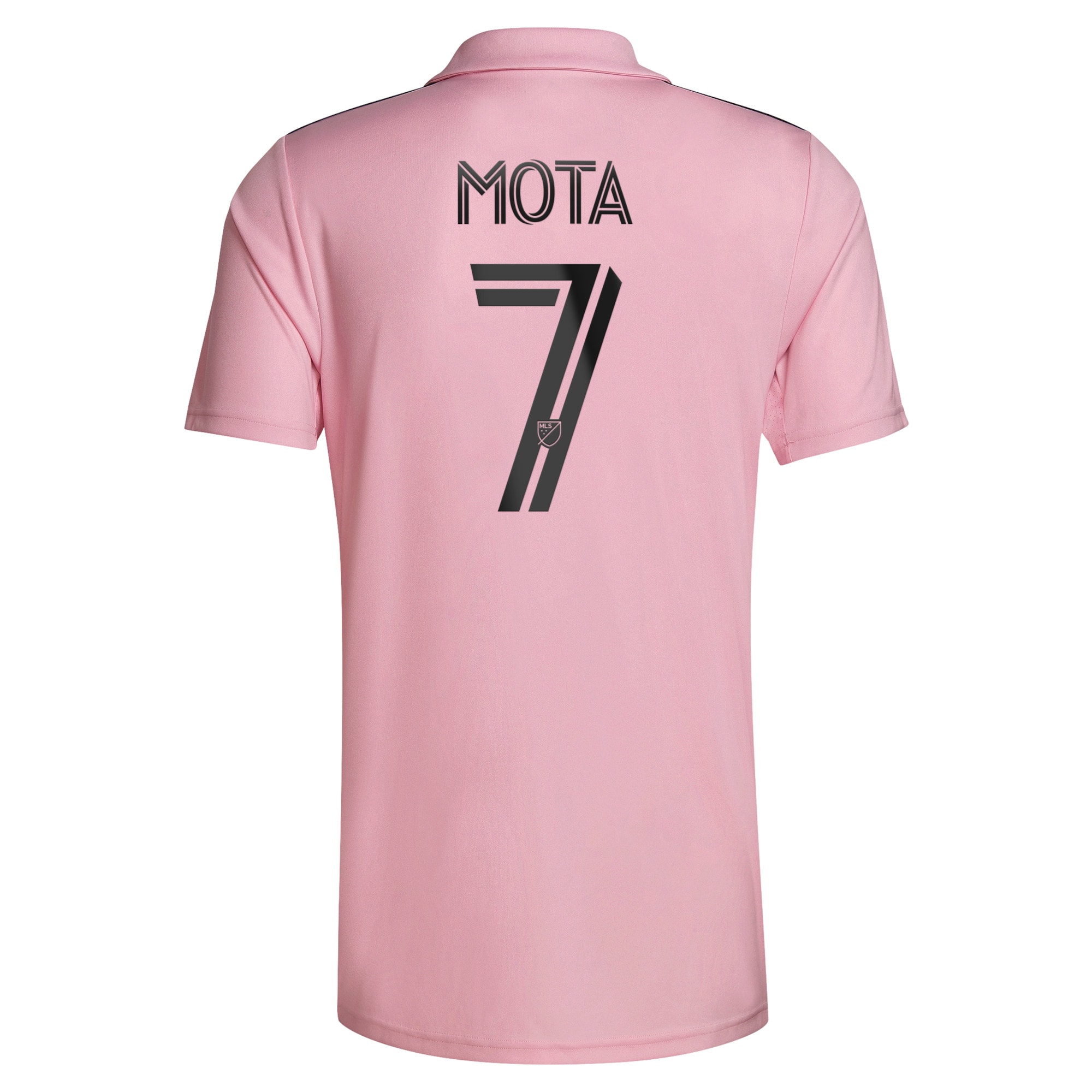 Men's Inter Miami CF Jerseys Pink Jean Mota 2022 The Heart Beat Kit Printed Player Style