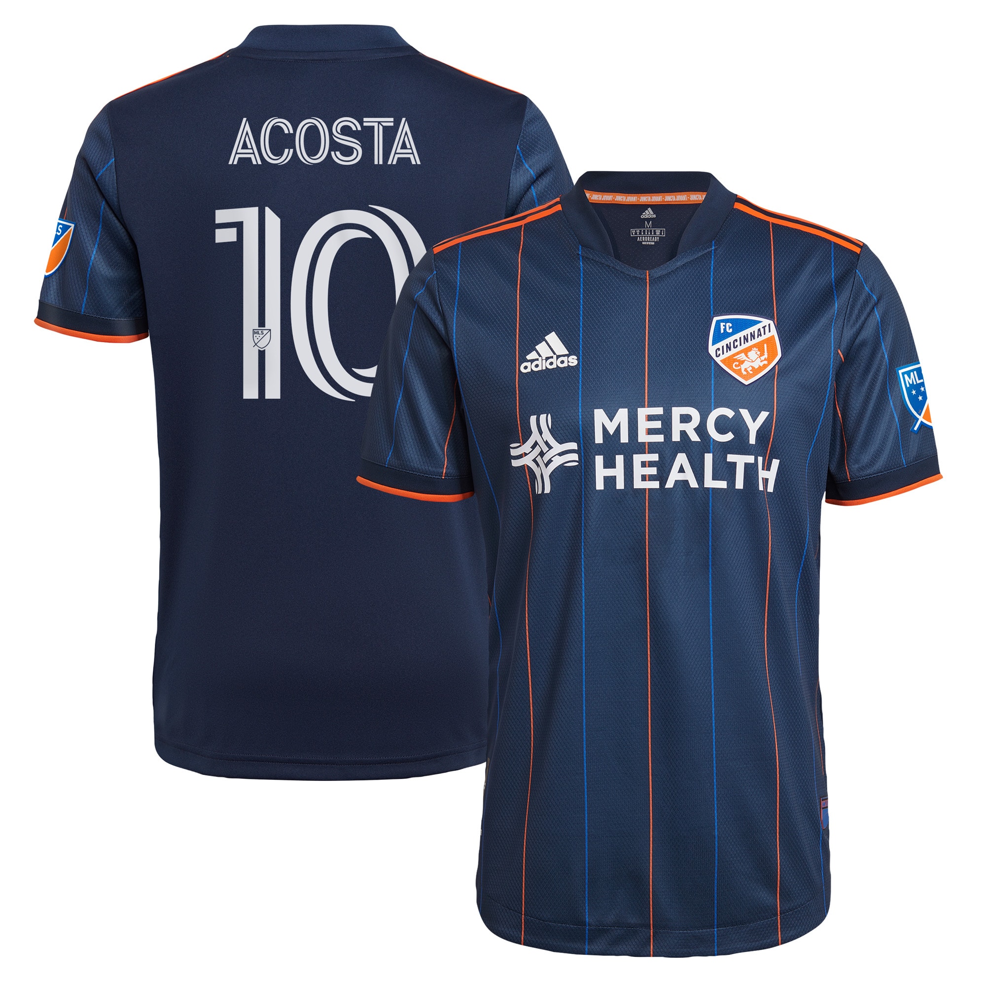 Men's FC Cincinnati Jerseys Navy Luciano Acosta 2021 The Dynamic Kit Authentic Player Style