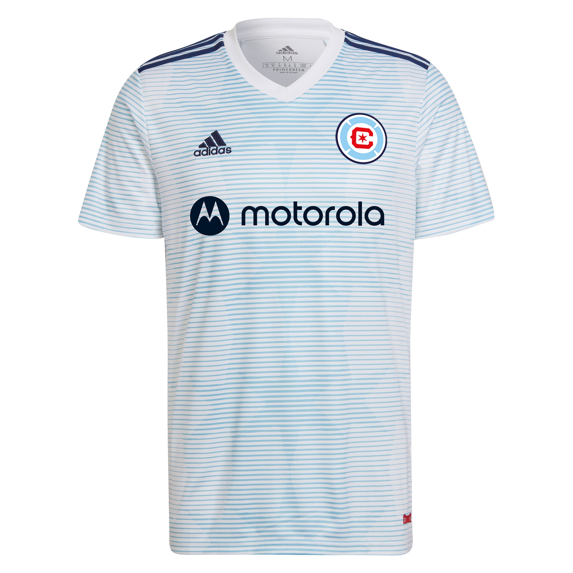 Men's Chicago Fire Jerseys White Miguel Navarro 2022 Lakefront Kit Printed Player Style