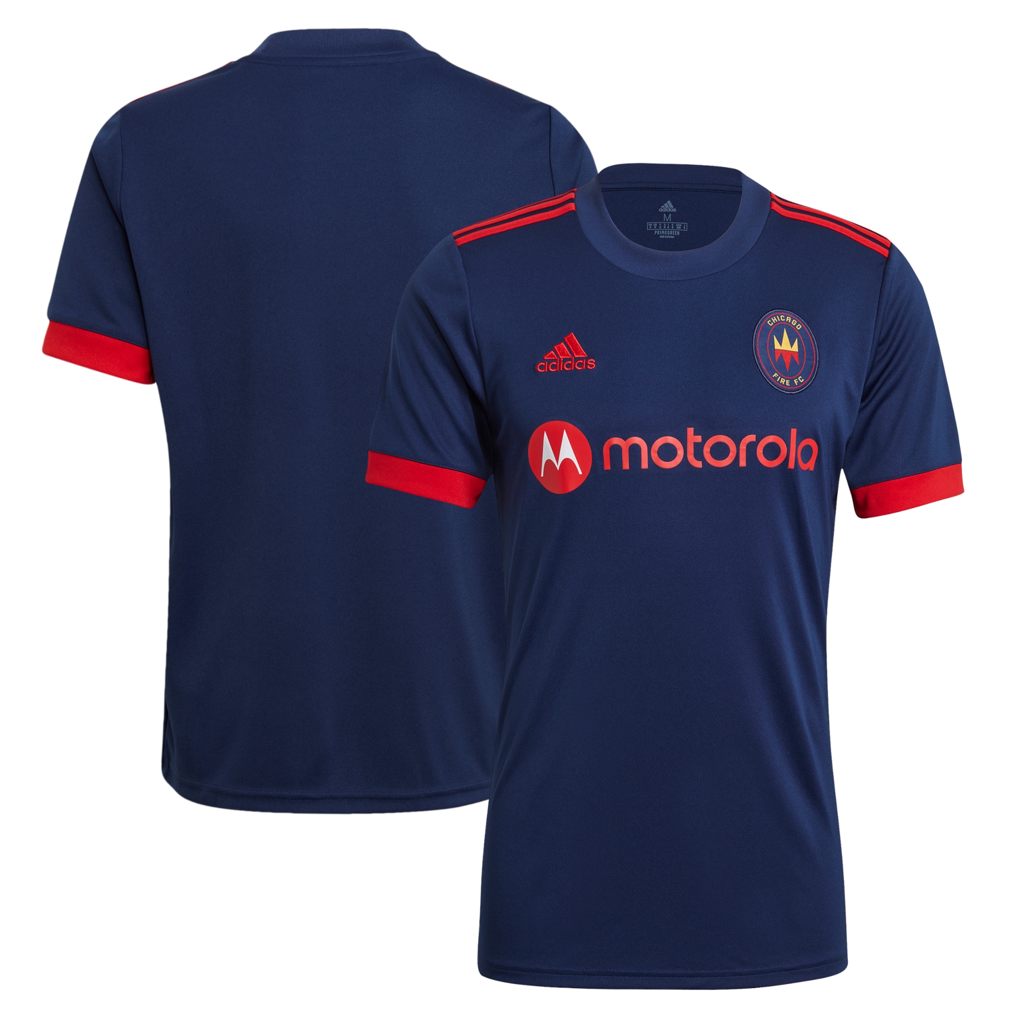 Men's Chicago Fire Jerseys Navy 2021 Primary Printed Style