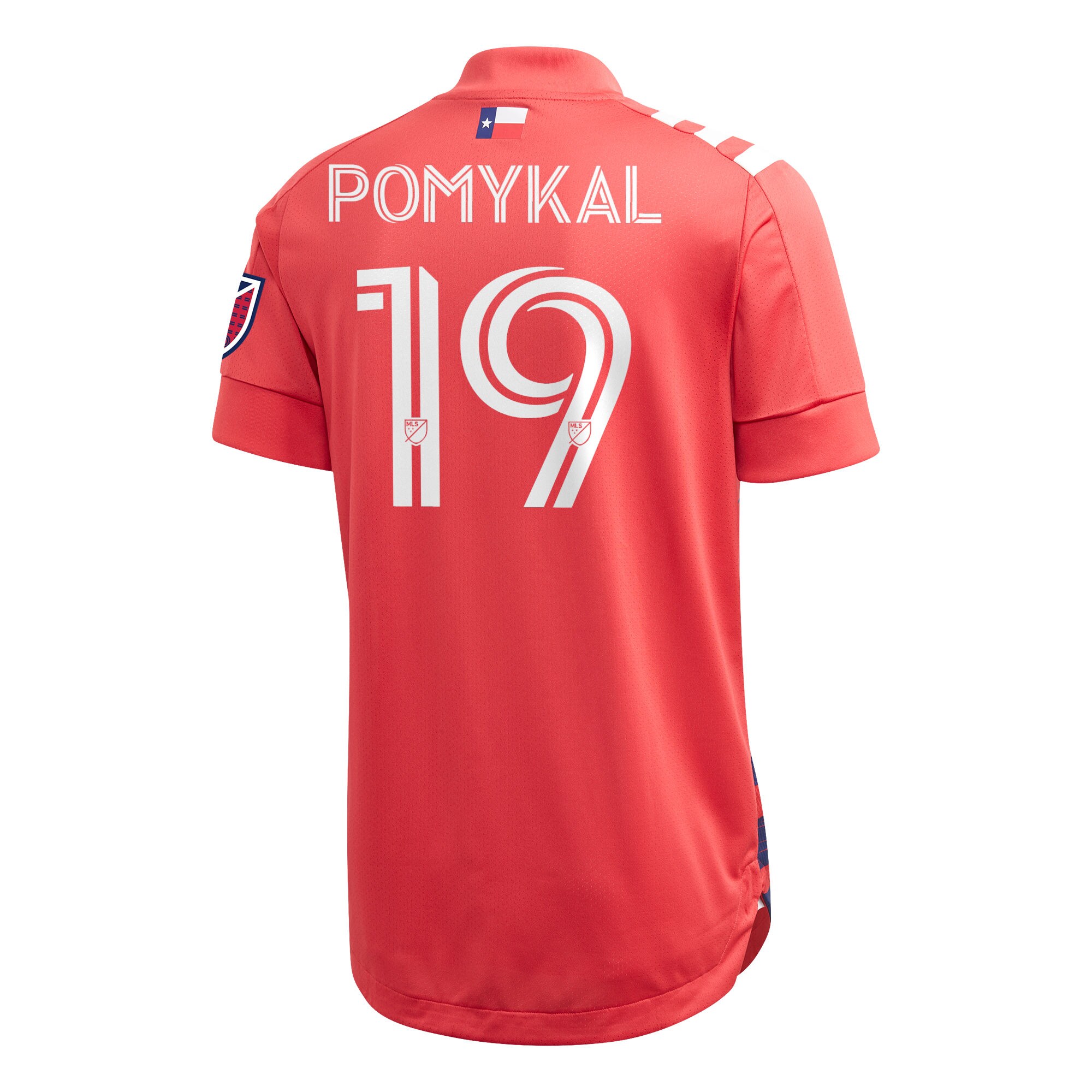 Men's FC Dallas Jerseys Red Paxton Pomykal 2020 Legacy EQT Authentic Style