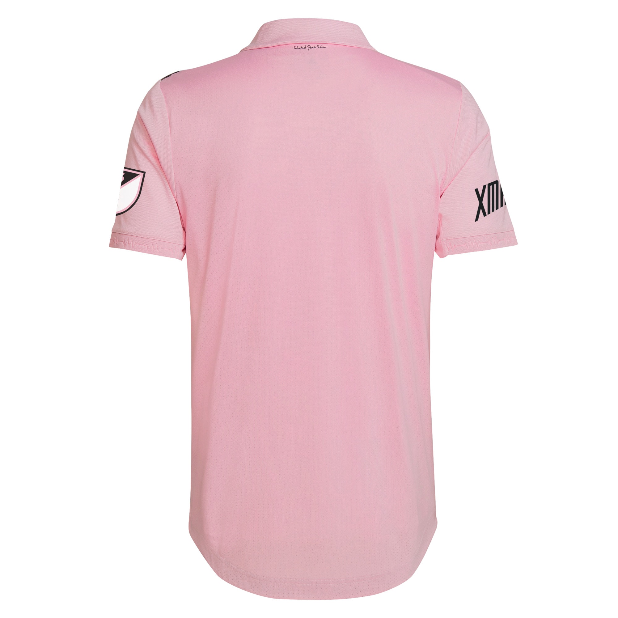 Men's Inter Miami CF Jerseys Pink 2022 The Heart Beat Kit Authentic Blank Style