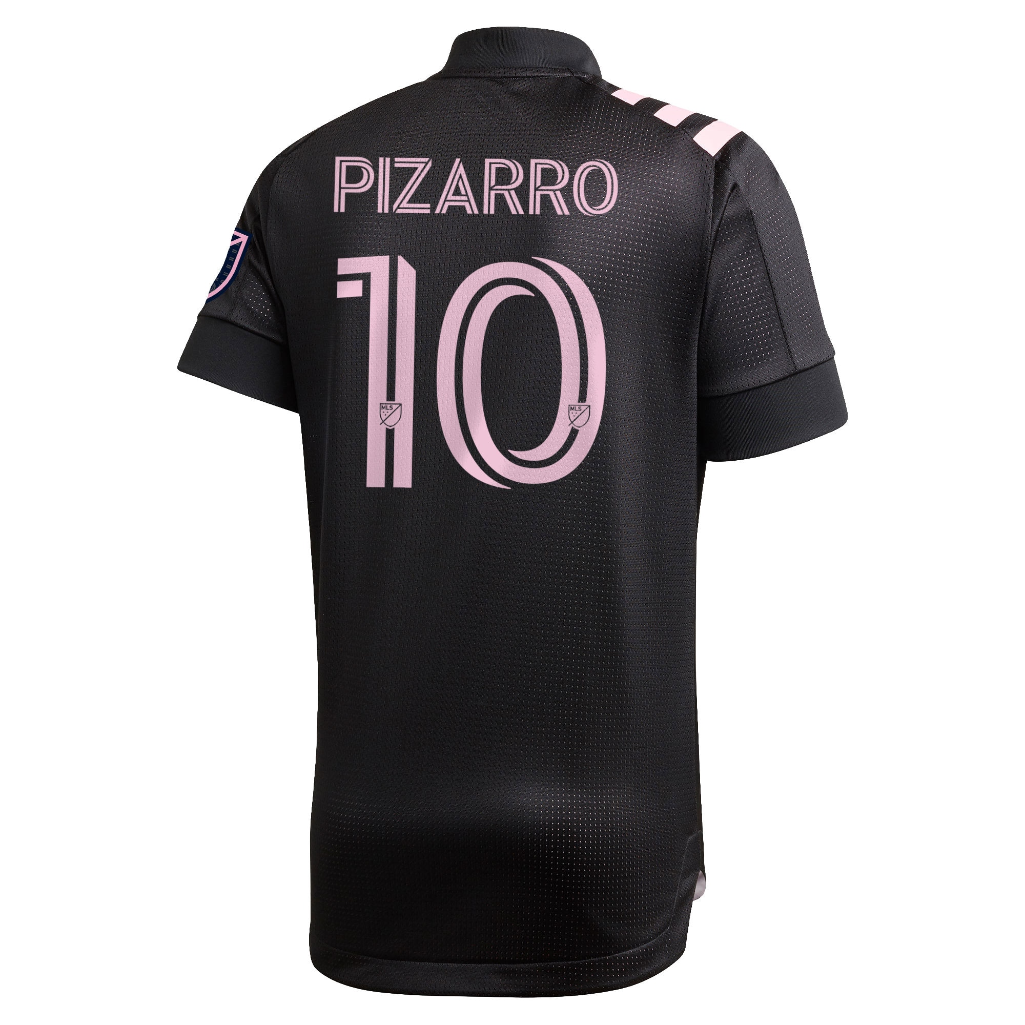 Men's Inter Miami CF Jerseys Black Rodolfo Pizarro 2020 Inaugural Away Authentic Player Style