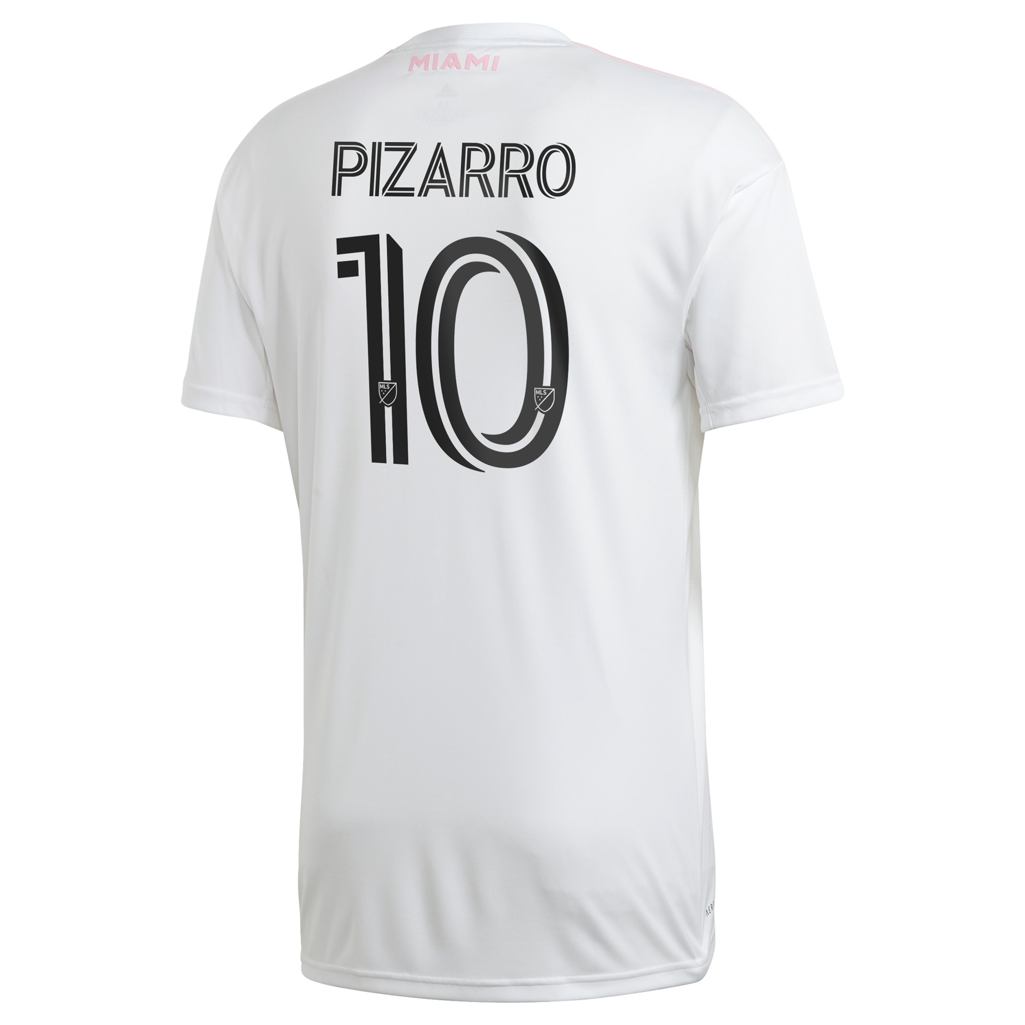 Men's Inter Miami CF Jerseys White Rodolfo Pizarro 2020 Primary Printed Style