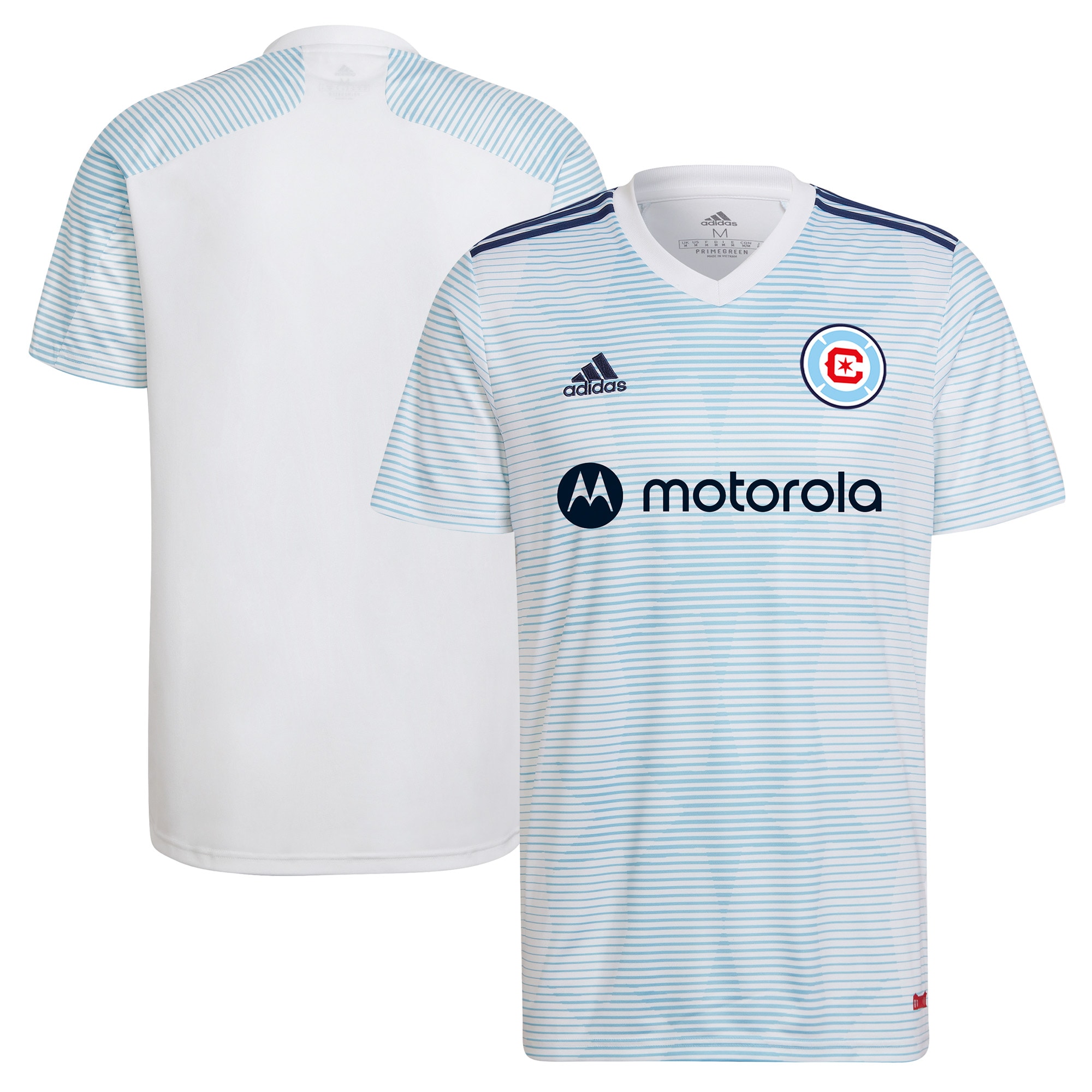 Men's Chicago Fire Jerseys White 2022 Primary Printed Blank Style