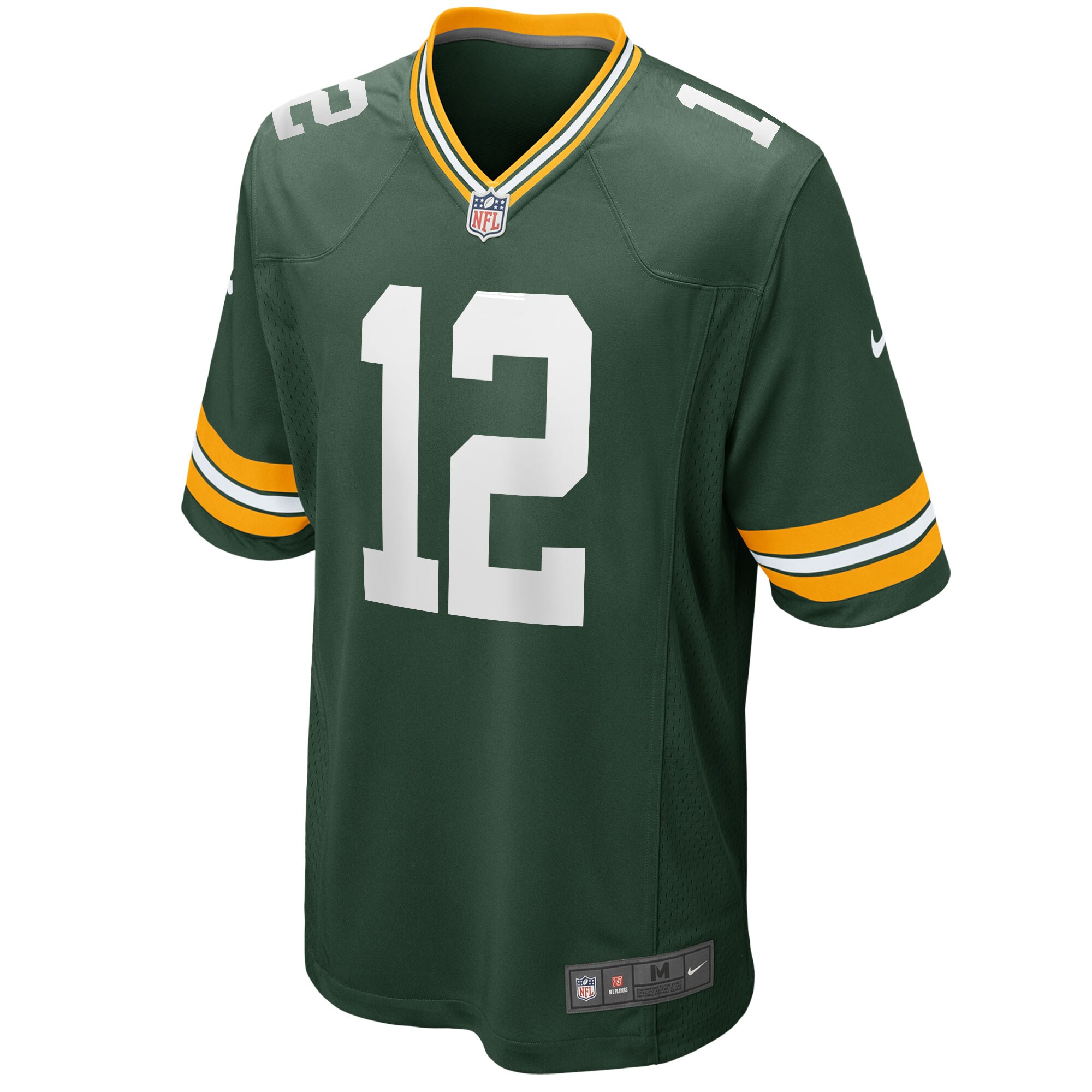 Men's Green Bay Packers Jerseys Green Aaron Rodgers Game Player Style