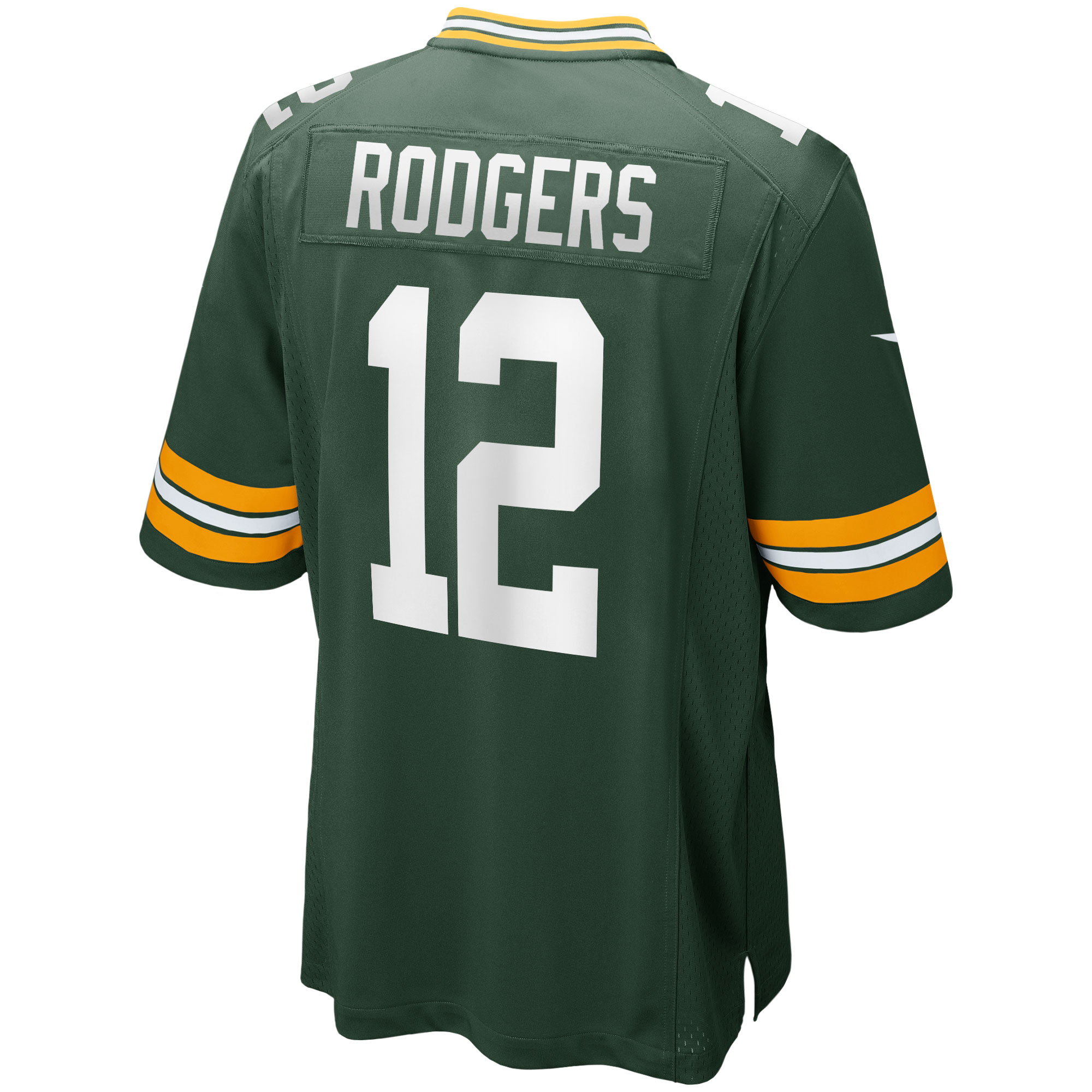 Men's Green Bay Packers Jerseys Green Aaron Rodgers Game Player Style
