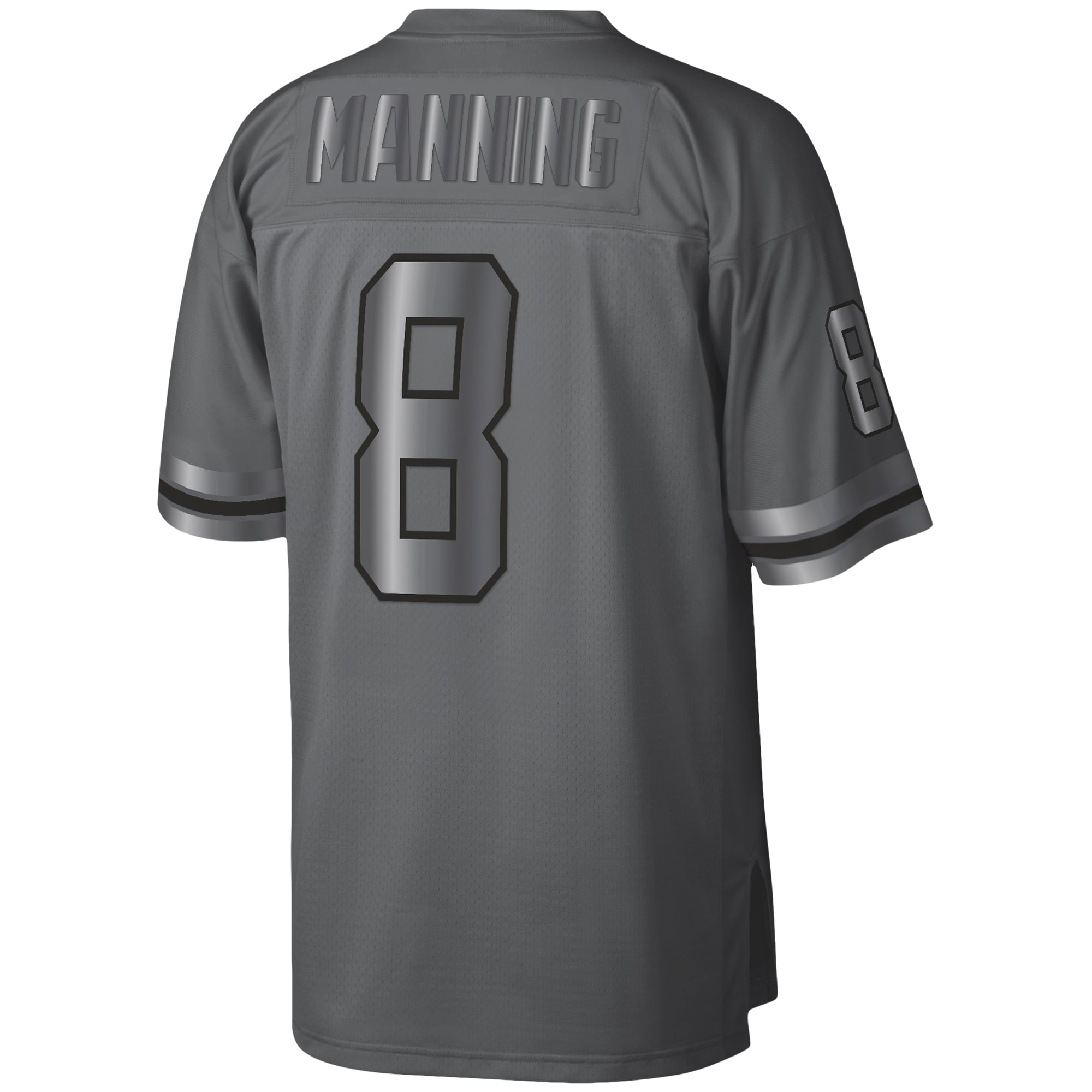 Men's New Orleans Saints Jerseys Charcoal Archie Manning 1979 Retired Player Metal Legacy Style