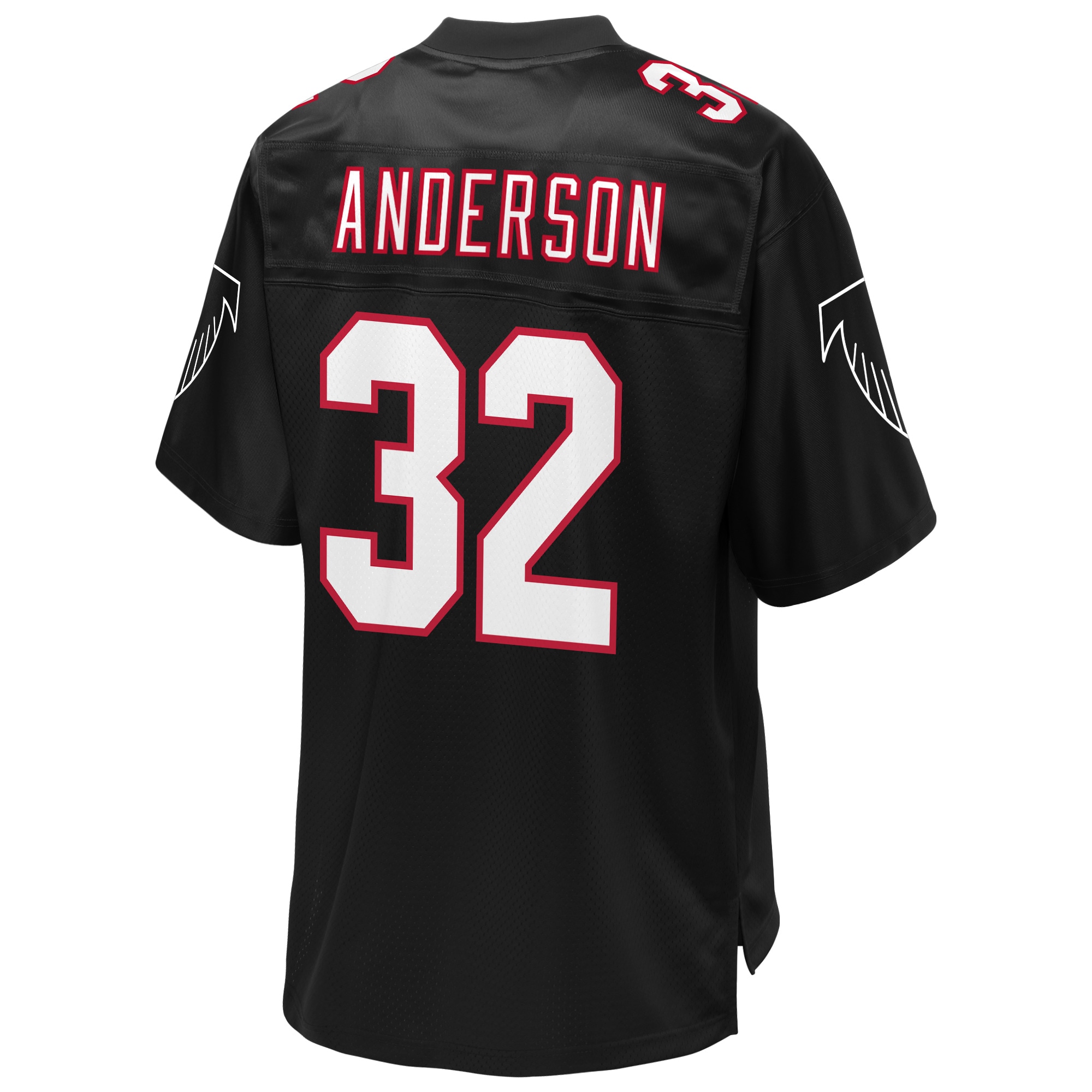 Men's Atlanta Falcons Jerseys Black Jamal Anderson Retired Player Style