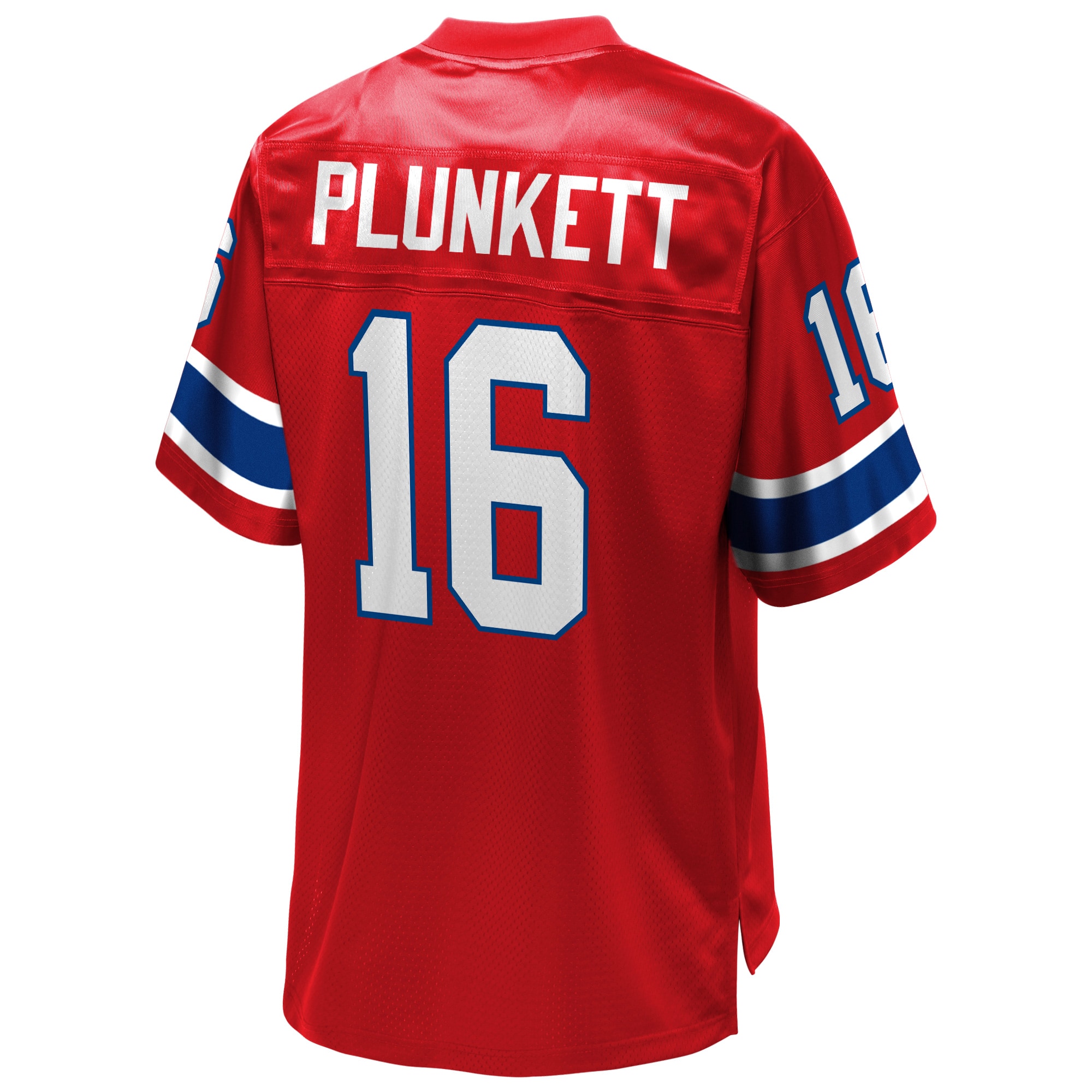 Men's New England Patriots Jerseys Red Jim Plunkett Retired Player Style